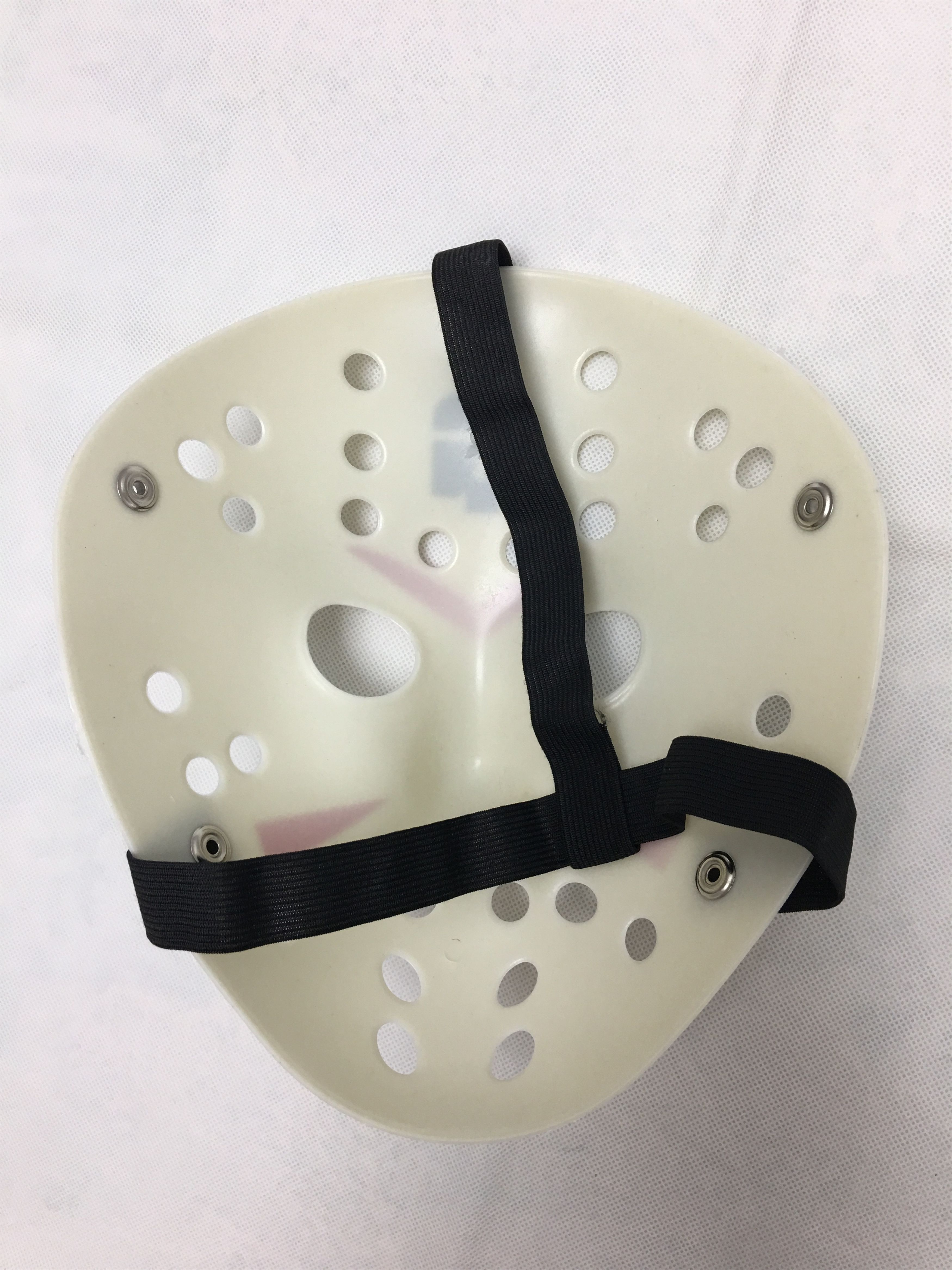 Goth Money Goth Money Records GMR Jason Voorhees Friday 13th Mask White Size ONE SIZE - 4 Thumbnail