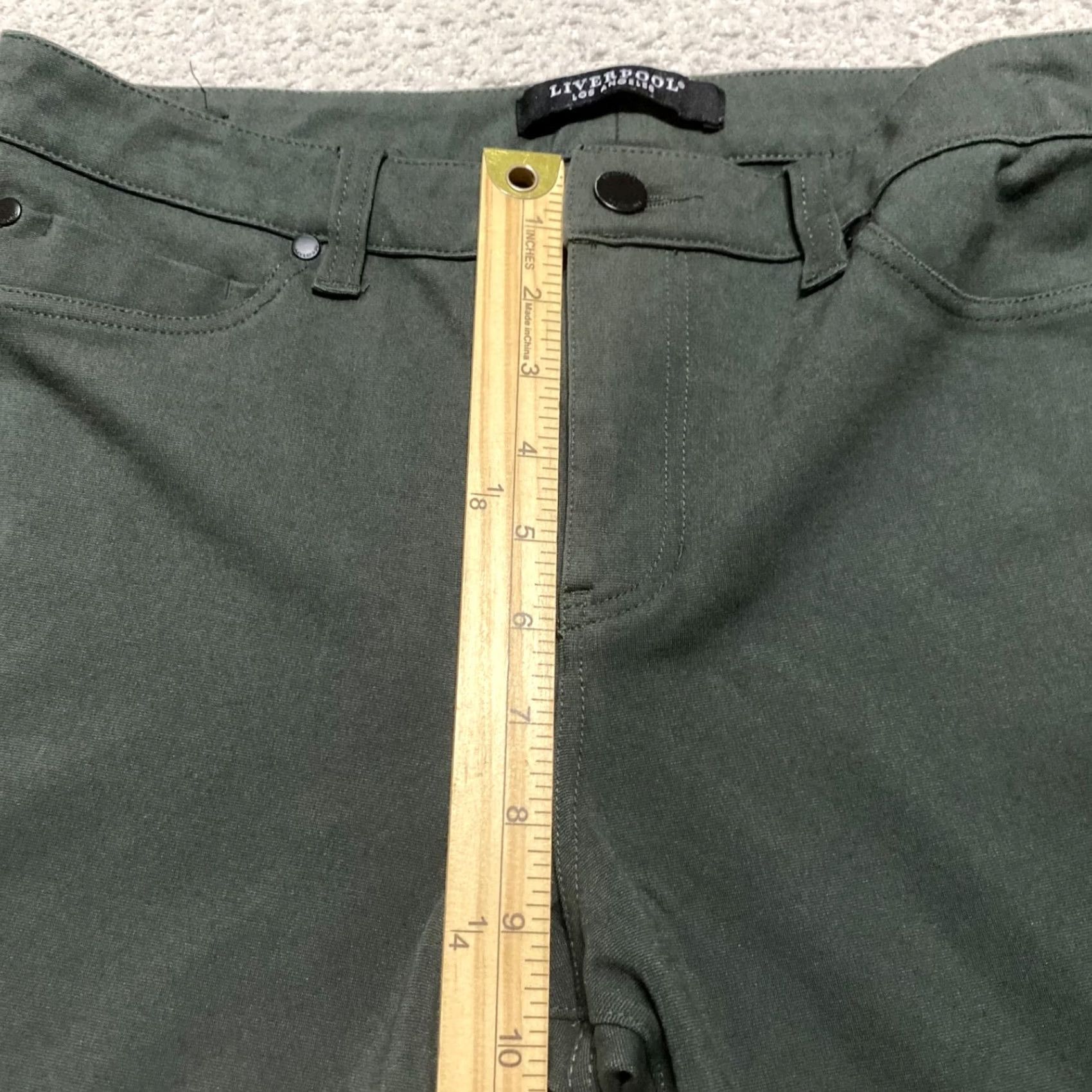 Vintage Liverpool Jeans Liverpool Womens Dress Pants Gray Mid Rise Skinny Ankle 10 Regular XS? Size 32" / US 10 / IT 46 - 7 Thumbnail