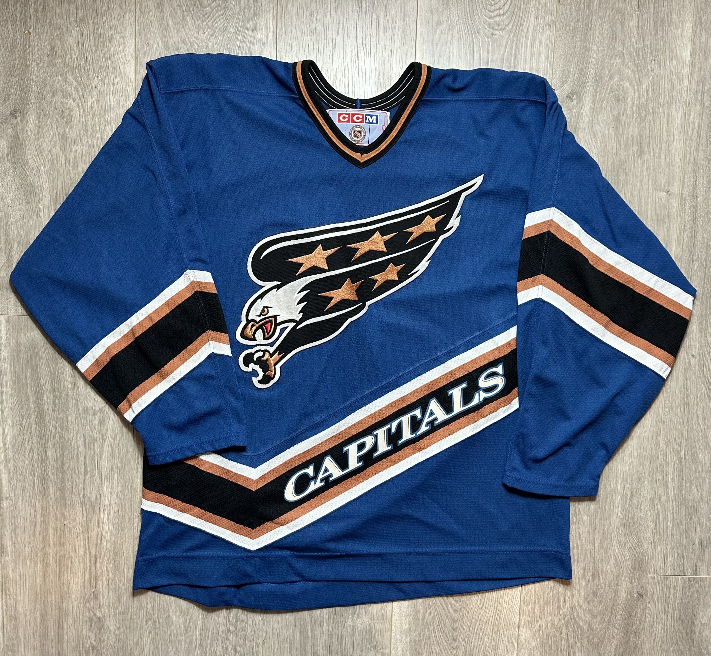 90's Washington Capitals Screaming Eagle Starter NHL Jersey Size