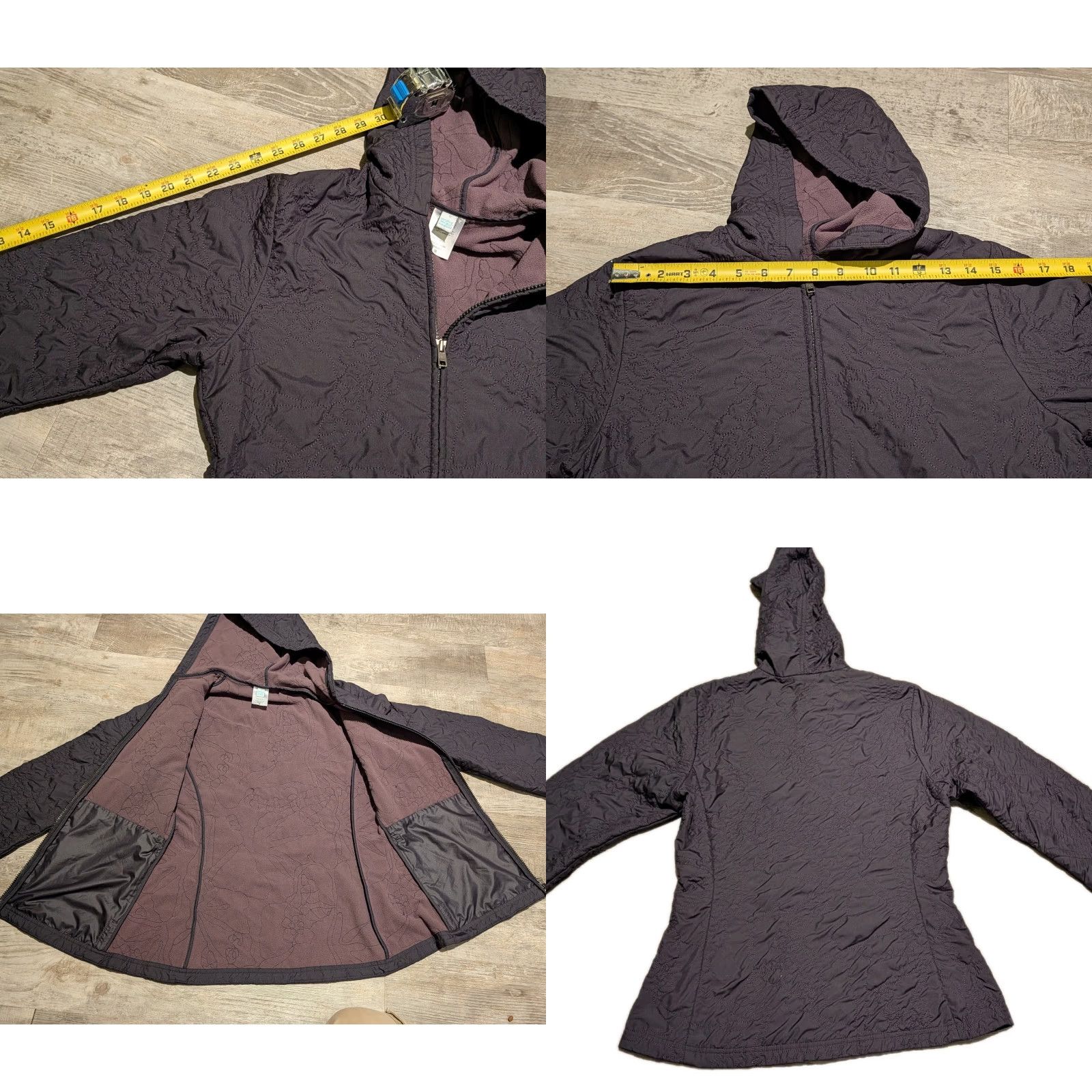 Patagonia Patagonia Water Girl Black Quilted Mid-weight Zip Up Jacket Women’s M Jacket Size M / US 6-8 / IT 42-44 - 9 Thumbnail