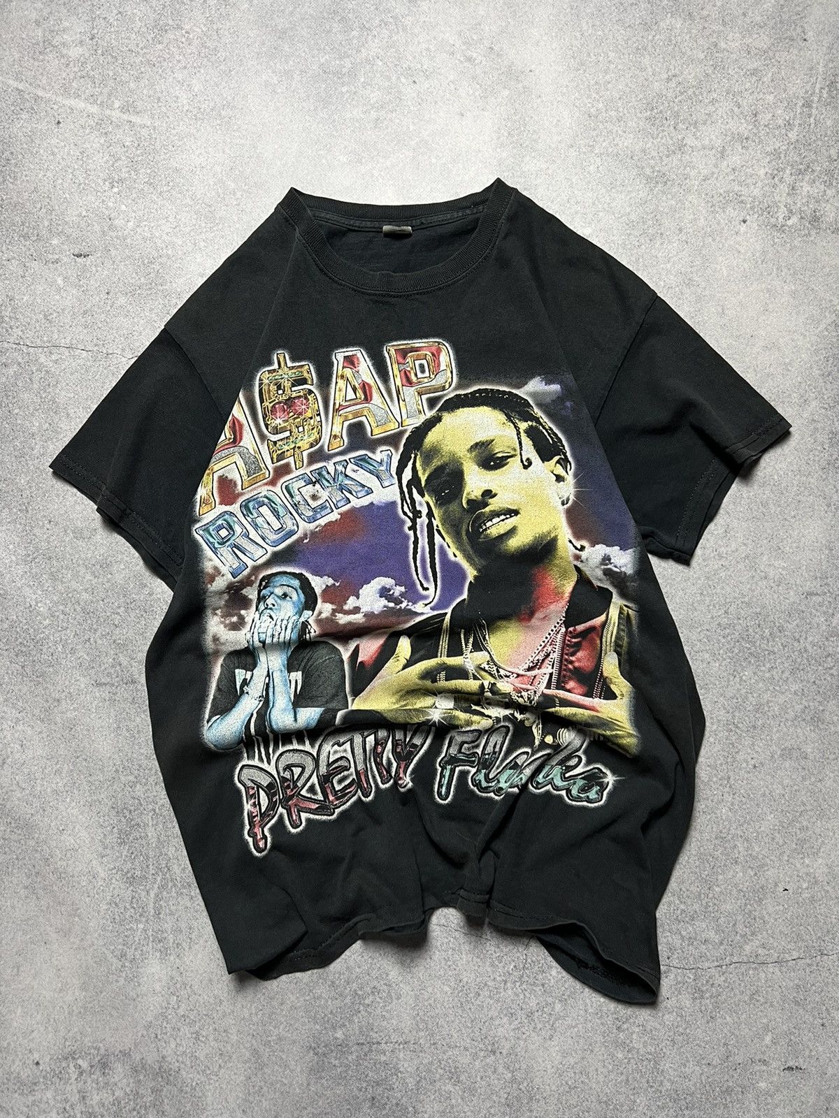 Rap Tees Y2K Asap Rocky Pretty Flacko Japanese Rap Tee Shirt Size US M / EU 48-50 / 2 - 1 Thumbnail
