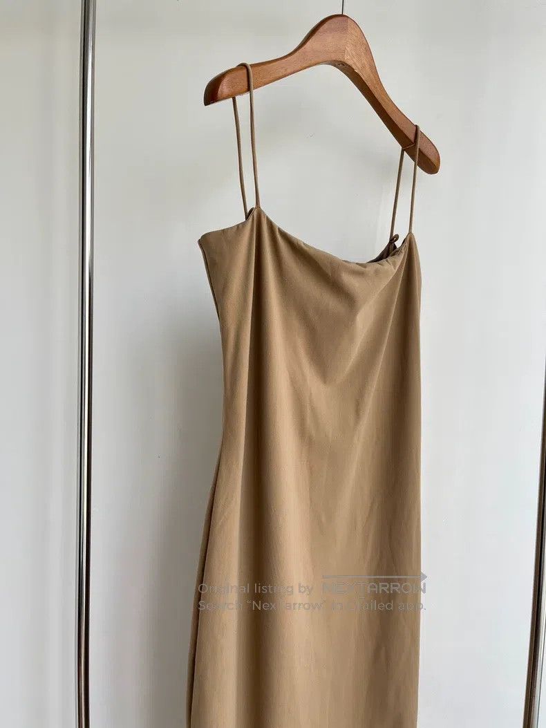 The Row The Row Brown halter dress Size XL / US 12-14 / IT 48-50 - 3 Thumbnail