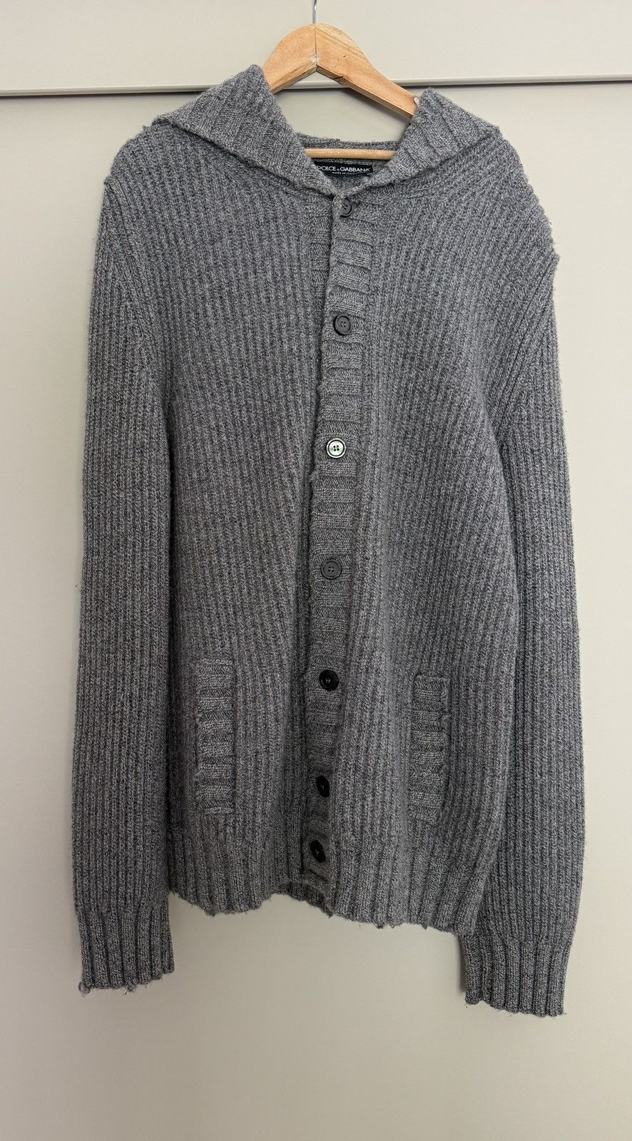 Dolce & Gabbana Dolce & Gabbana Men’s Cardigan with hood Size US XXL / EU 58 / 5 - 1 Thumbnail