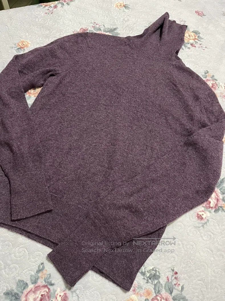 Tom Ford Tom Ford High-Neck Purple Mixed Color Men's Cashmere Sweat Size US S / EU 44-46 / 1 - 1 Thumbnail