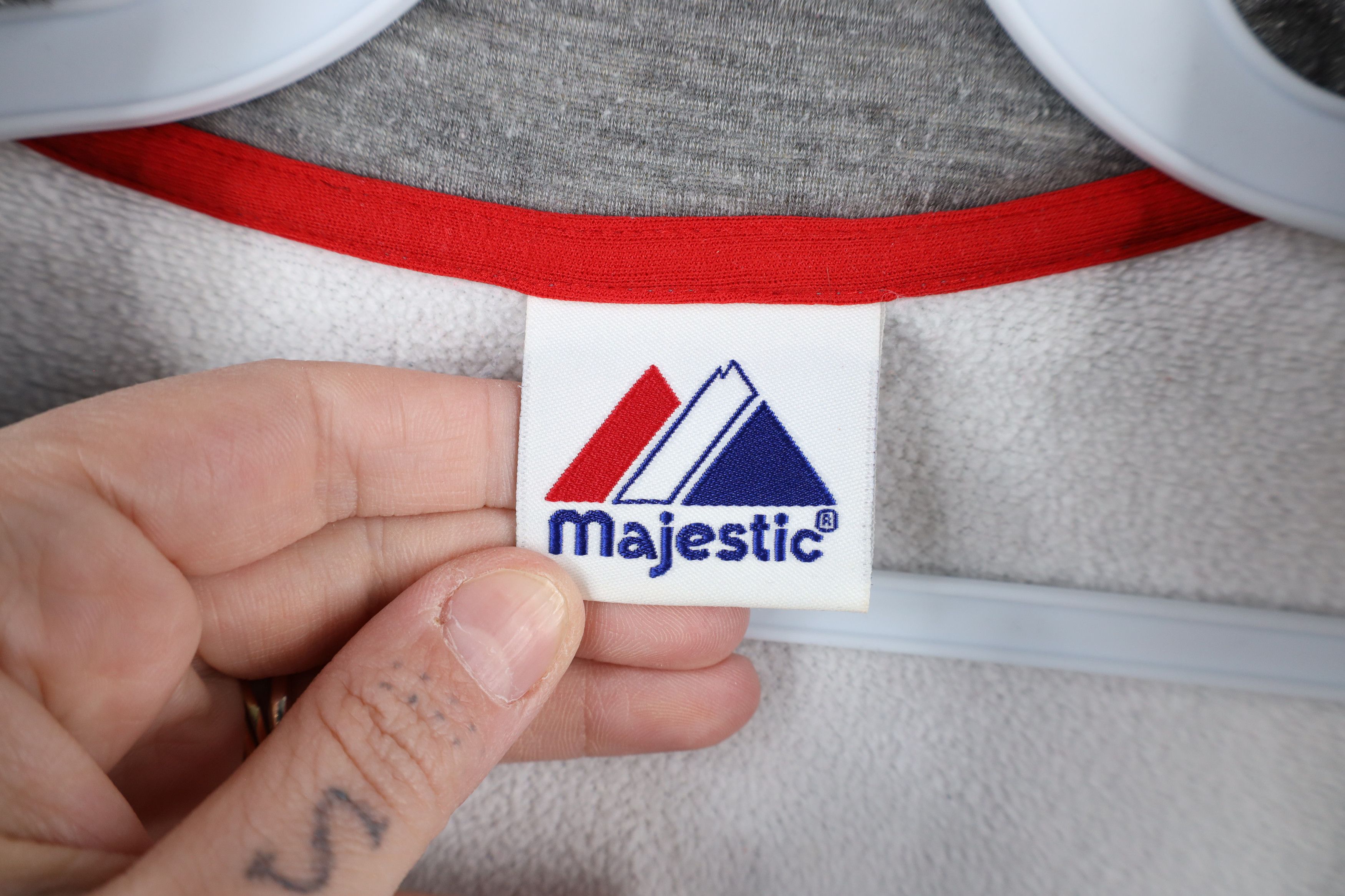 Majestic × Vintage Vintage Majestic Ohio State University Pullover Sweatshirt Size US XXL / EU 58 / 5 - 10 Thumbnail