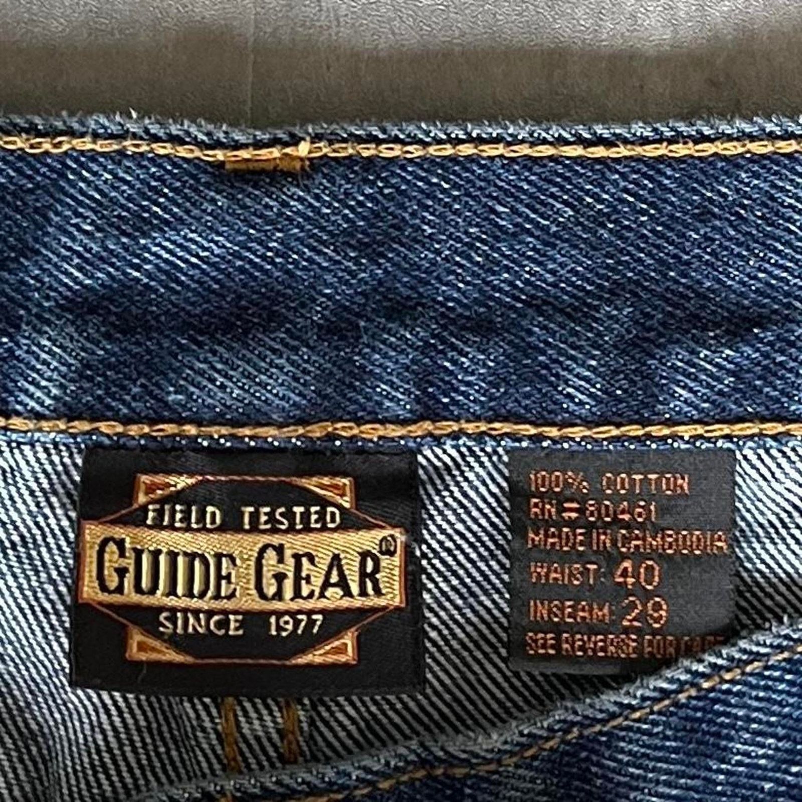 Carhartt × Vintage Crazy Vintage Y2K Double Knee Denim Carpenter Jeans Size US 40 / EU 56 - 4 Thumbnail
