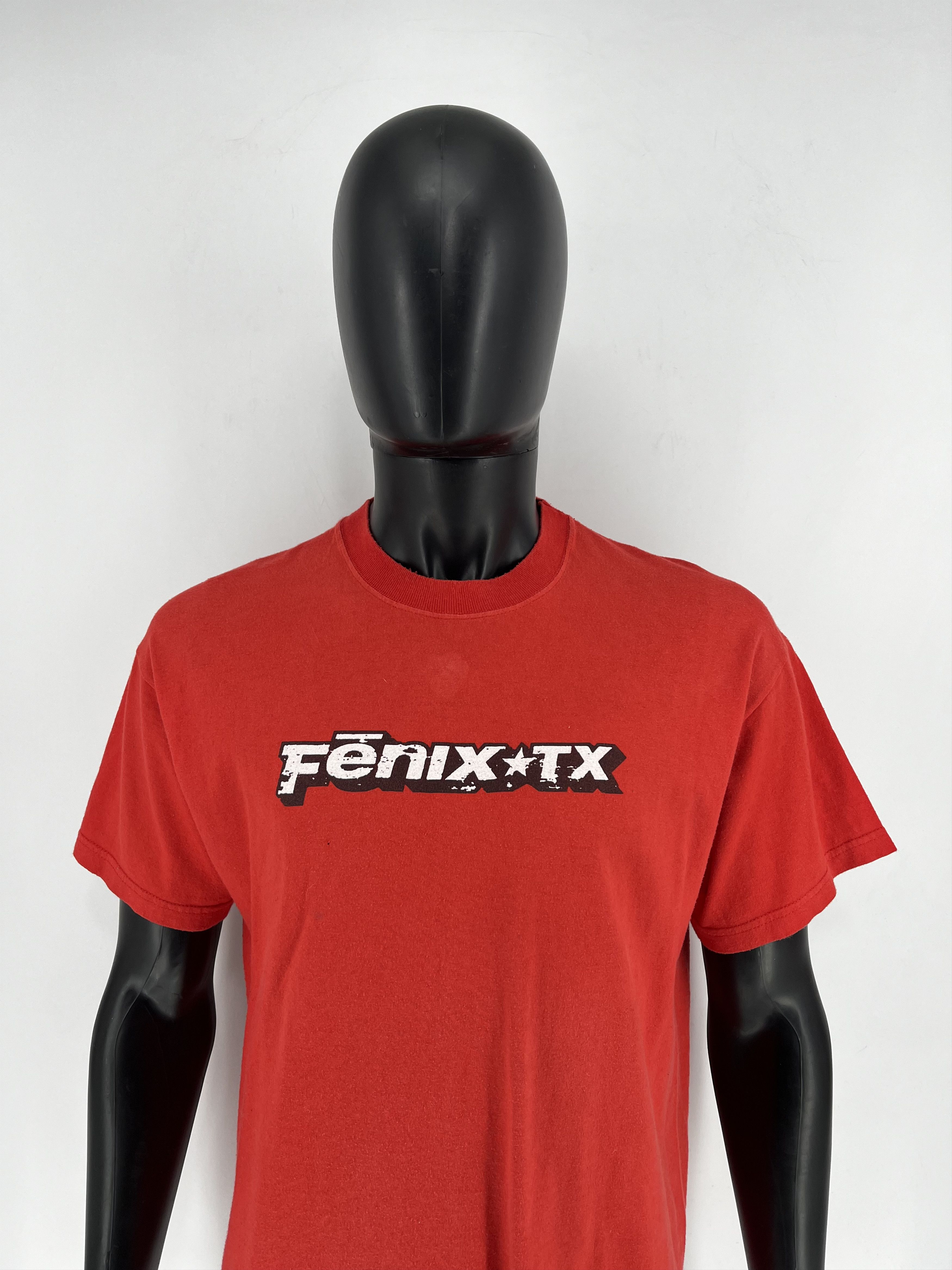 Vintage Vintage Y2K Red Fenix TX Punk Pop Band Skater Tee Screen L Size US L / EU 52-54 / 3 - 1 Thumbnail