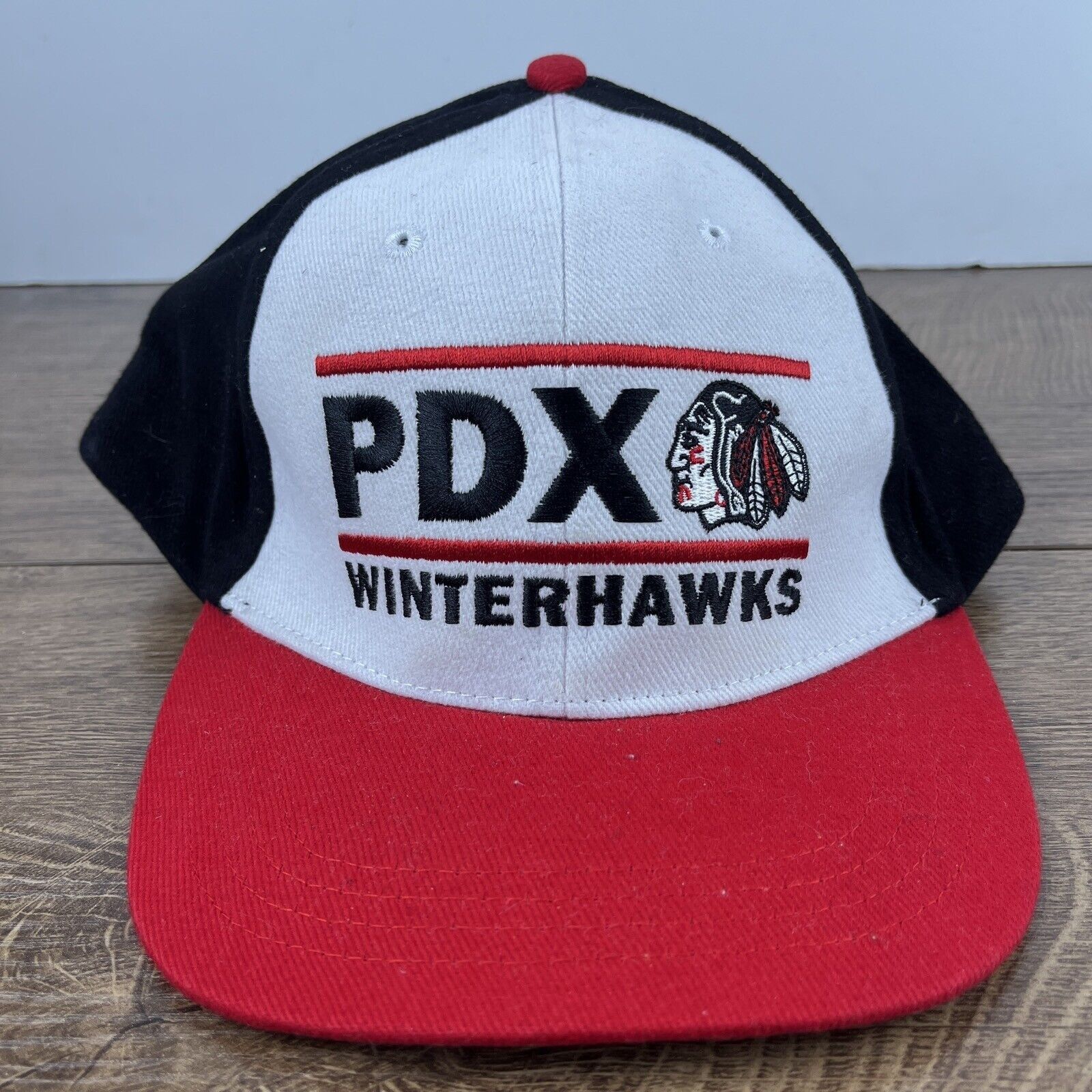 Other Portland Winterhawks PDX Hat Snapback Red Adjustable Hat Adu Size ONE SIZE - 3 Thumbnail