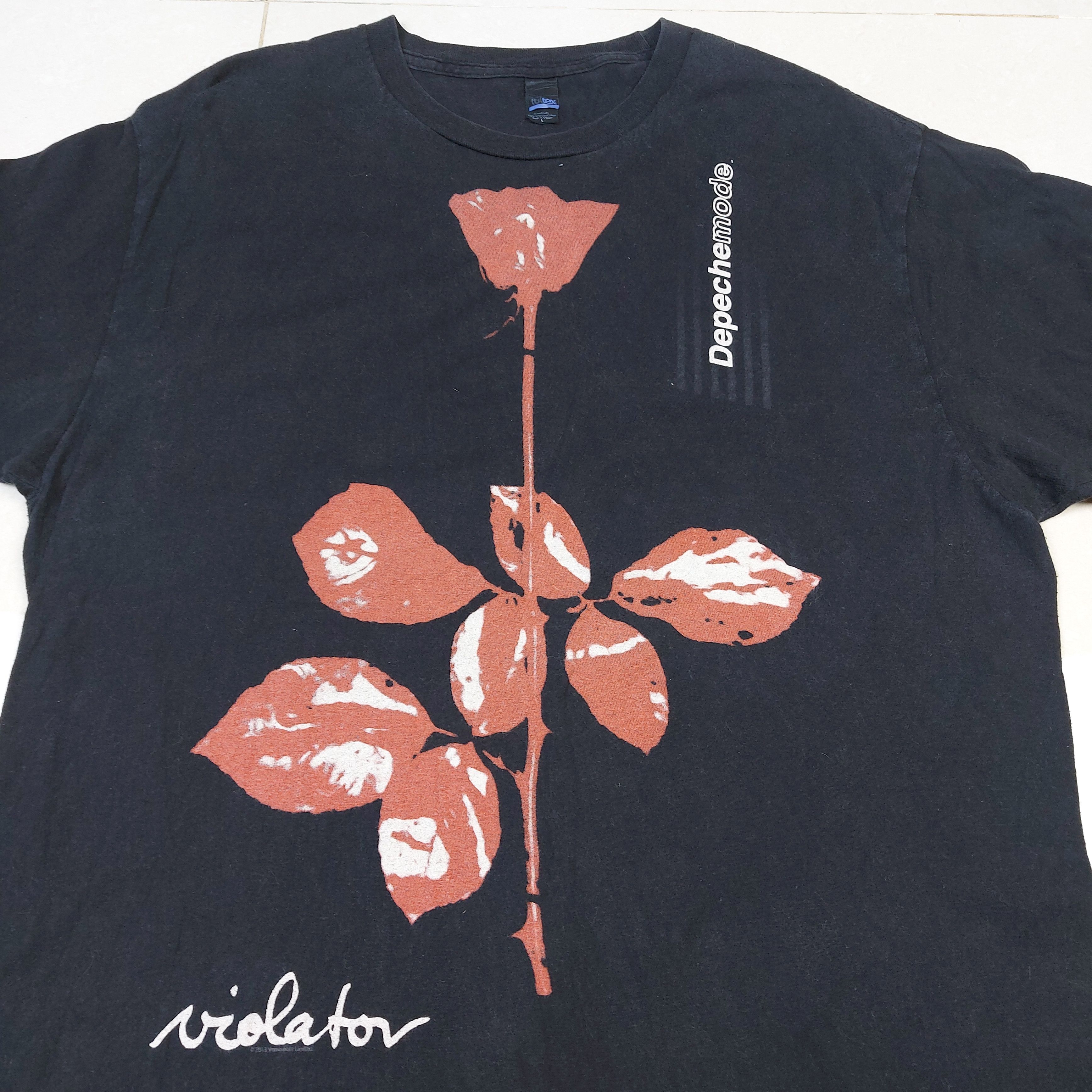 Band Tees × Vintage Official 2013 Depeche Mode Band Violator Album Merch TEE Size US L / EU 52-54 / 3 - 3 Thumbnail