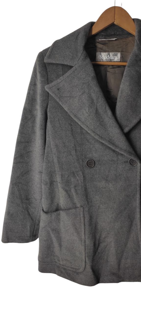 Max Mara MAX MARA STUDIO PEACOAT WOOL JACKET Size M / US 6-8 / IT 42-44 - 14 Thumbnail