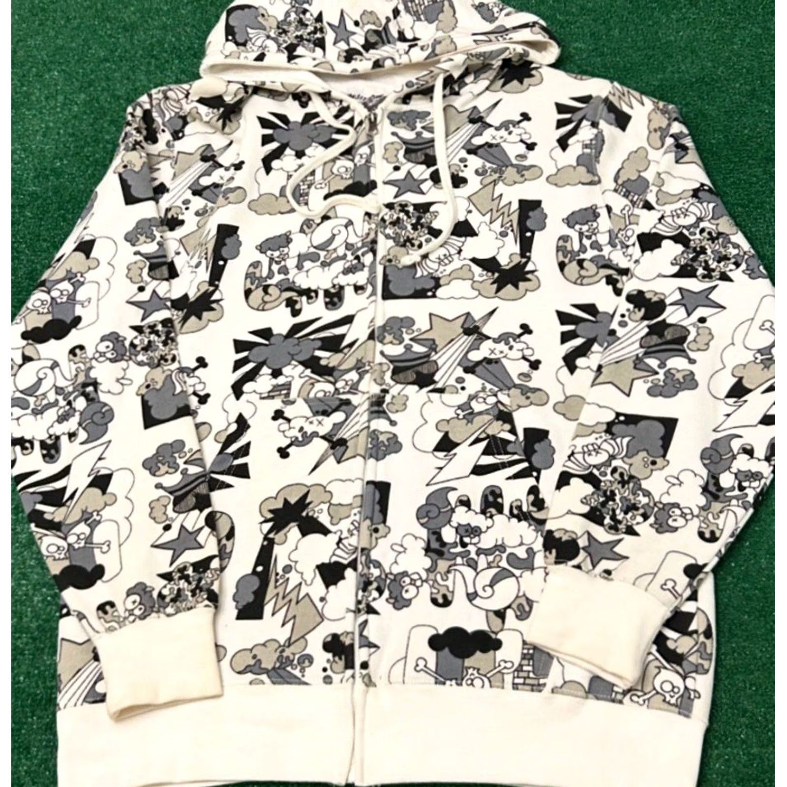 Gloverall VINTAGE Counter Intelligence Hoodie Jacket Mens XL Hip Hop Y2K All Over Print Size US XL / EU 56 / 4 - 5 Thumbnail