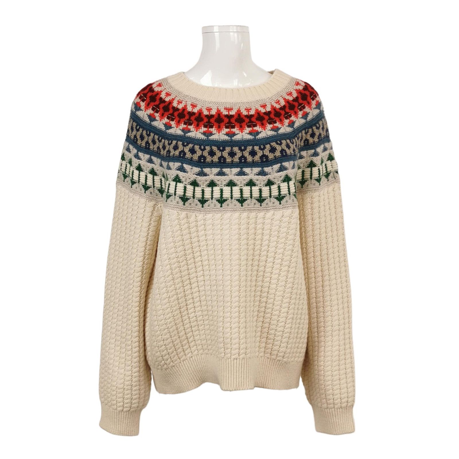 Loro Piana Loro Piana Holiday Noel Pattern Cashmere Sweater Size XL Size US XL / EU 56 / 4 - 1 Thumbnail