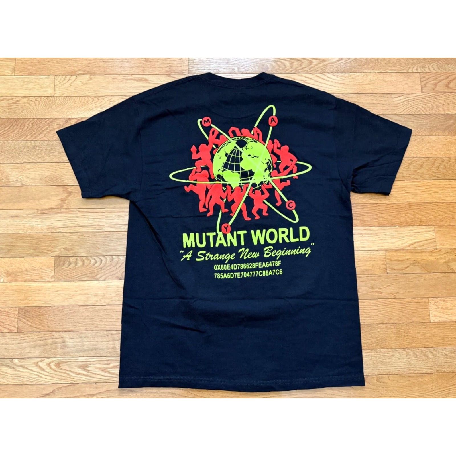 Vintage MAYC Mutant Yacht Club World MUTANT WORLD Tee Shirt BAYC - Size L LARGE NWOT Mens T-Shirt Black Skull Shirt Size US L / EU 52-54 / 3 - 2 Thumbnail