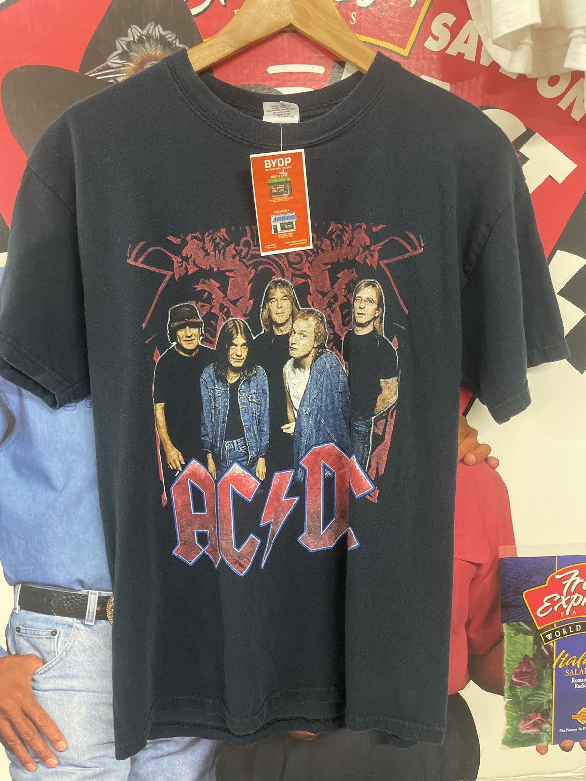 Vintage Black ACDC Shirt Size US M / EU 48-50 / 2 - 1 Preview