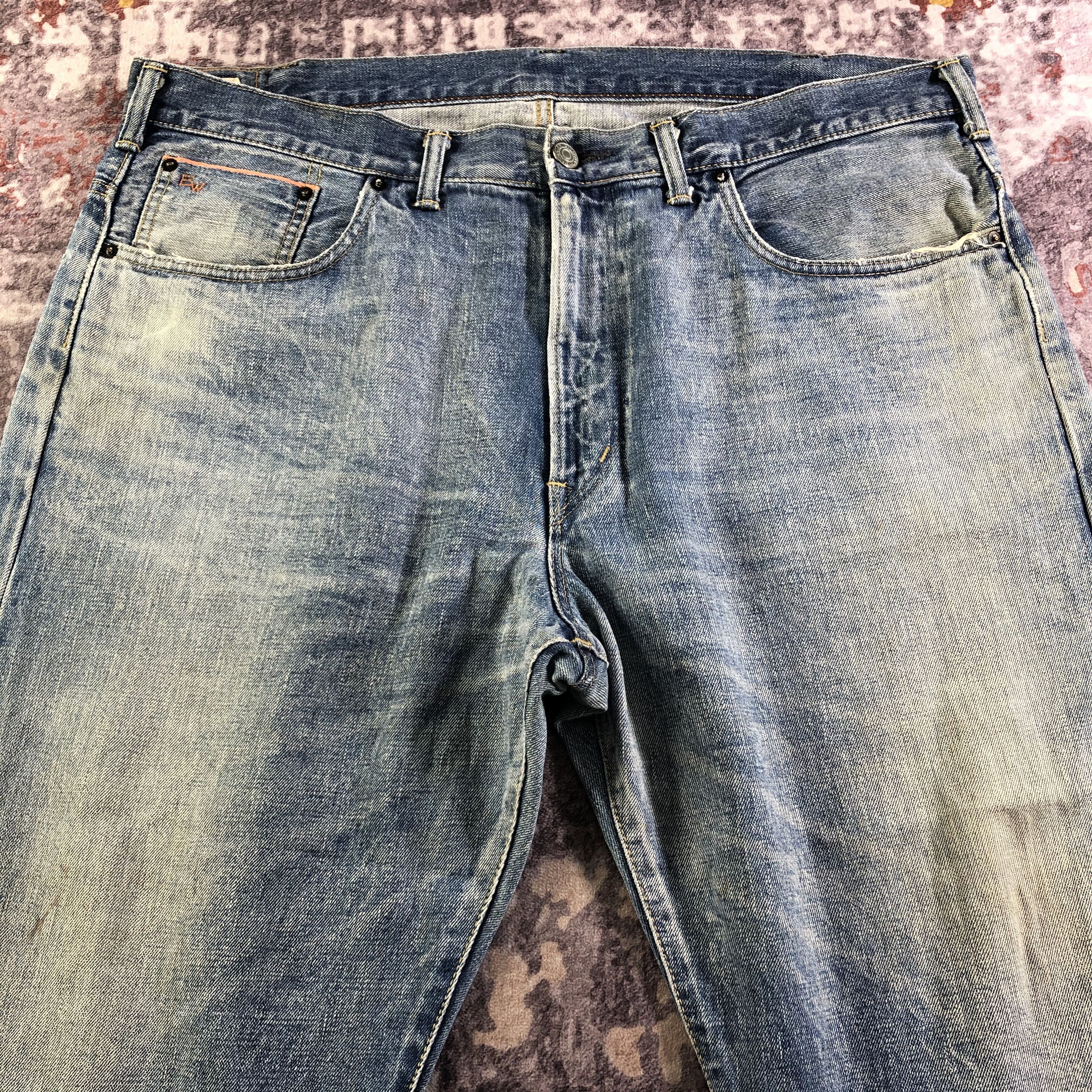 Edwin Vintage Blue Wash Edwin 505 Selvedge Jeans-JM3647 Size US 44 / EU 60 - 3 Thumbnail