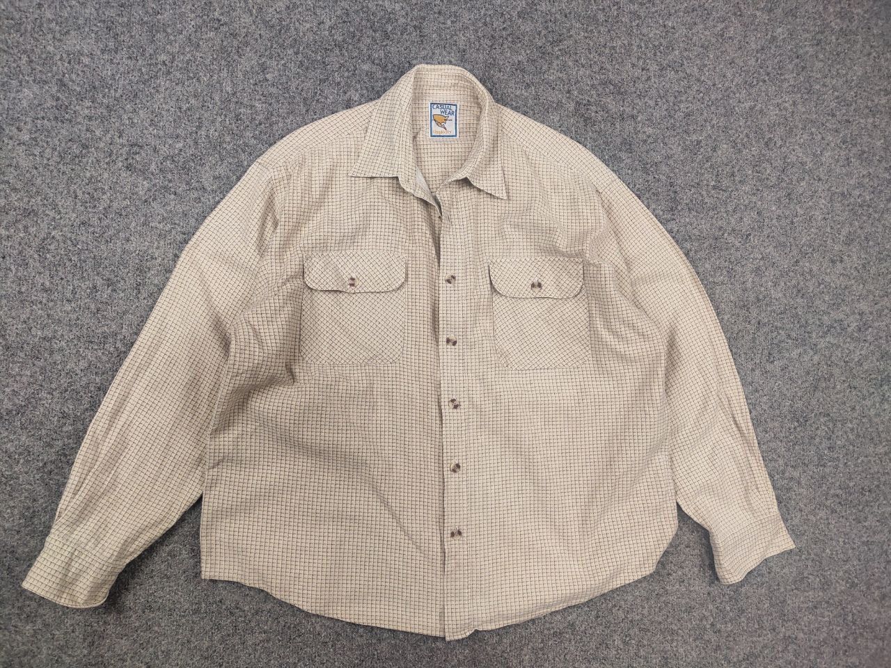 Japanese Brand Vintage 90's Simplicity Japanese flannel loose-fit shirt Size US M / EU 48-50 / 2 - 2 Thumbnail