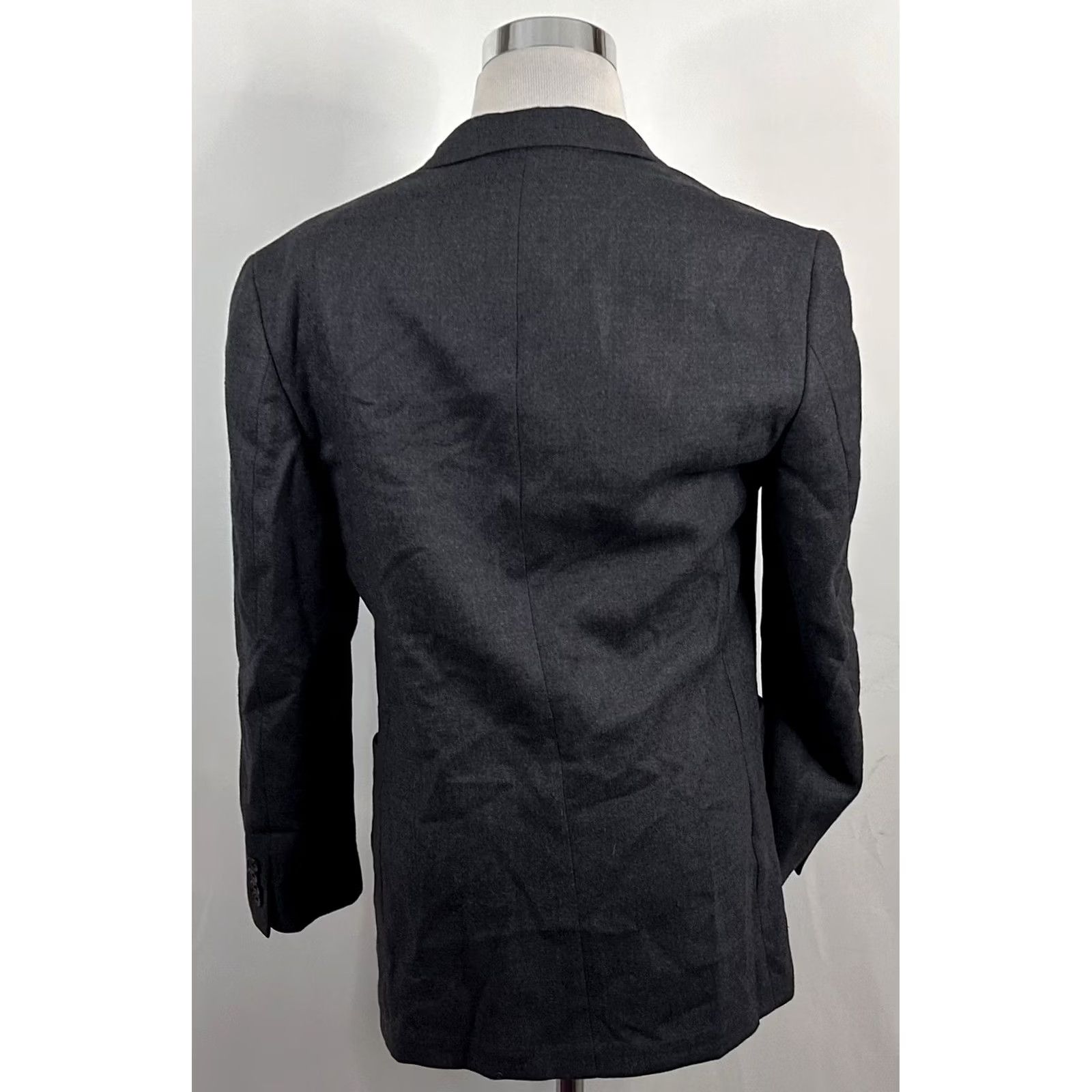 Brooks Brothers Brooks Brothers Sport Coat 40R Gray Wool 3-Button Notch Lapel Single-Breasted Flatless Ventless 2 Piece Adult Regular Mens Size US XS / EU 42 / 0 - 6 Thumbnail