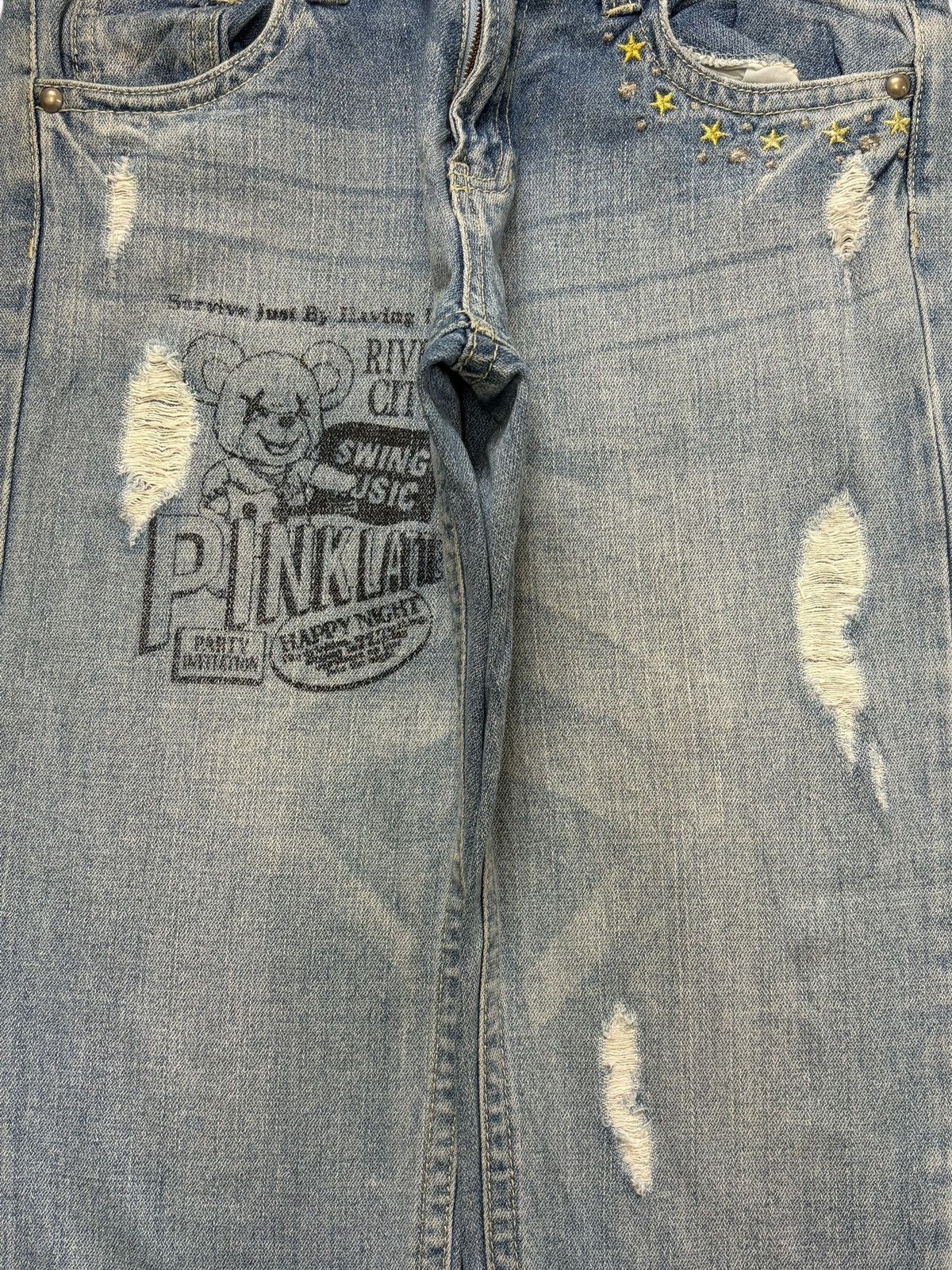 Ksubi Vintage Japanese Brand Printed Distressed Jeans Size 29" - 3 Thumbnail