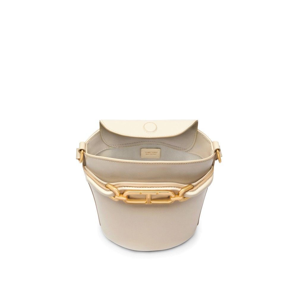 Tom Ford o1loc1c0526 L1817 Size: OS / Small Bucket Bag in Beige Size ONE SIZE - 2 Thumbnail