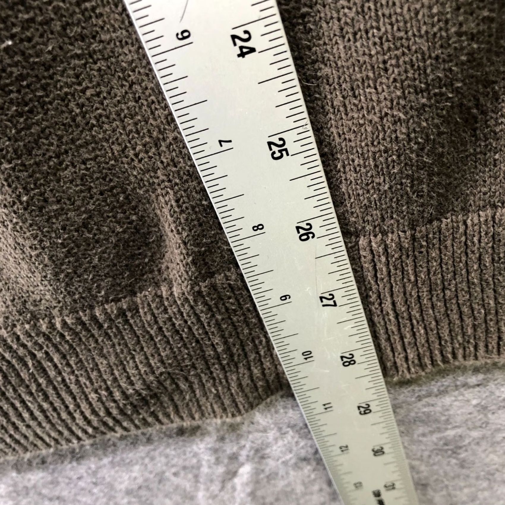 Express Express Sweater Shirt Mens L Brown Hooded 1/4 Button Cotton Pullover Size US L / EU 52-54 / 3 - 8 Thumbnail