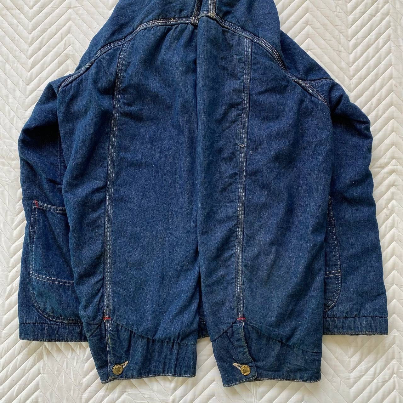 Sears True Vintage 50s Sears Denim Chore Jacket Size US XL / EU 56 / 4 - 3 Thumbnail