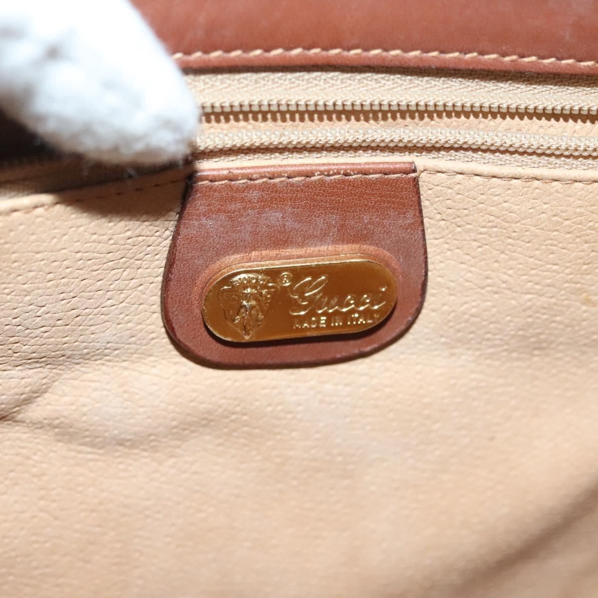 Gucci GUCCI Micro GG Supreme Hand Bag Pvc Beige Gold 000 46 000 46 Size ONE SIZE - 16 Thumbnail