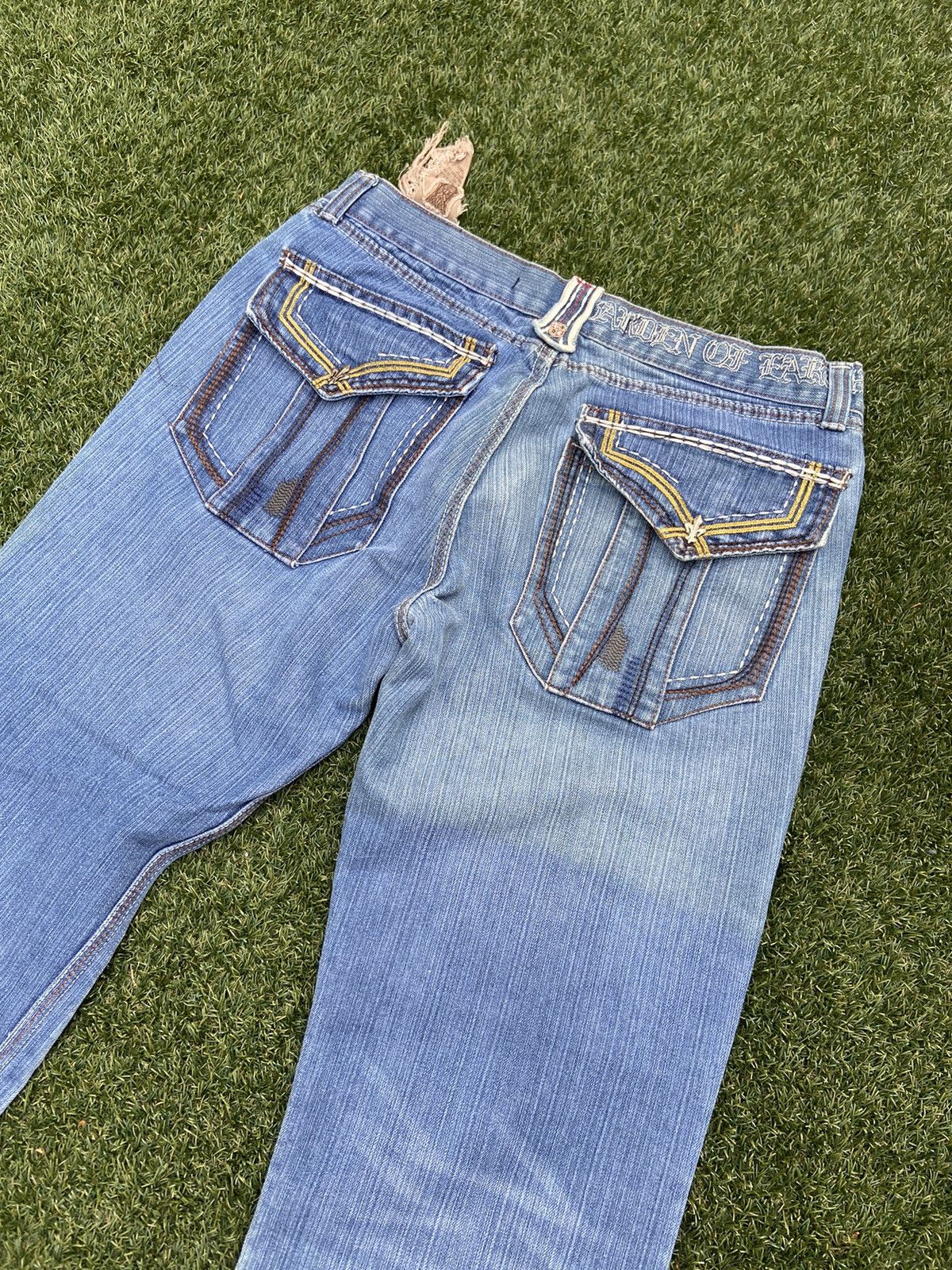 Vintage VTG 00’s / Y2K Embroidered Dagger Mens Jeans Size US 30 / EU 46 - 3 Thumbnail