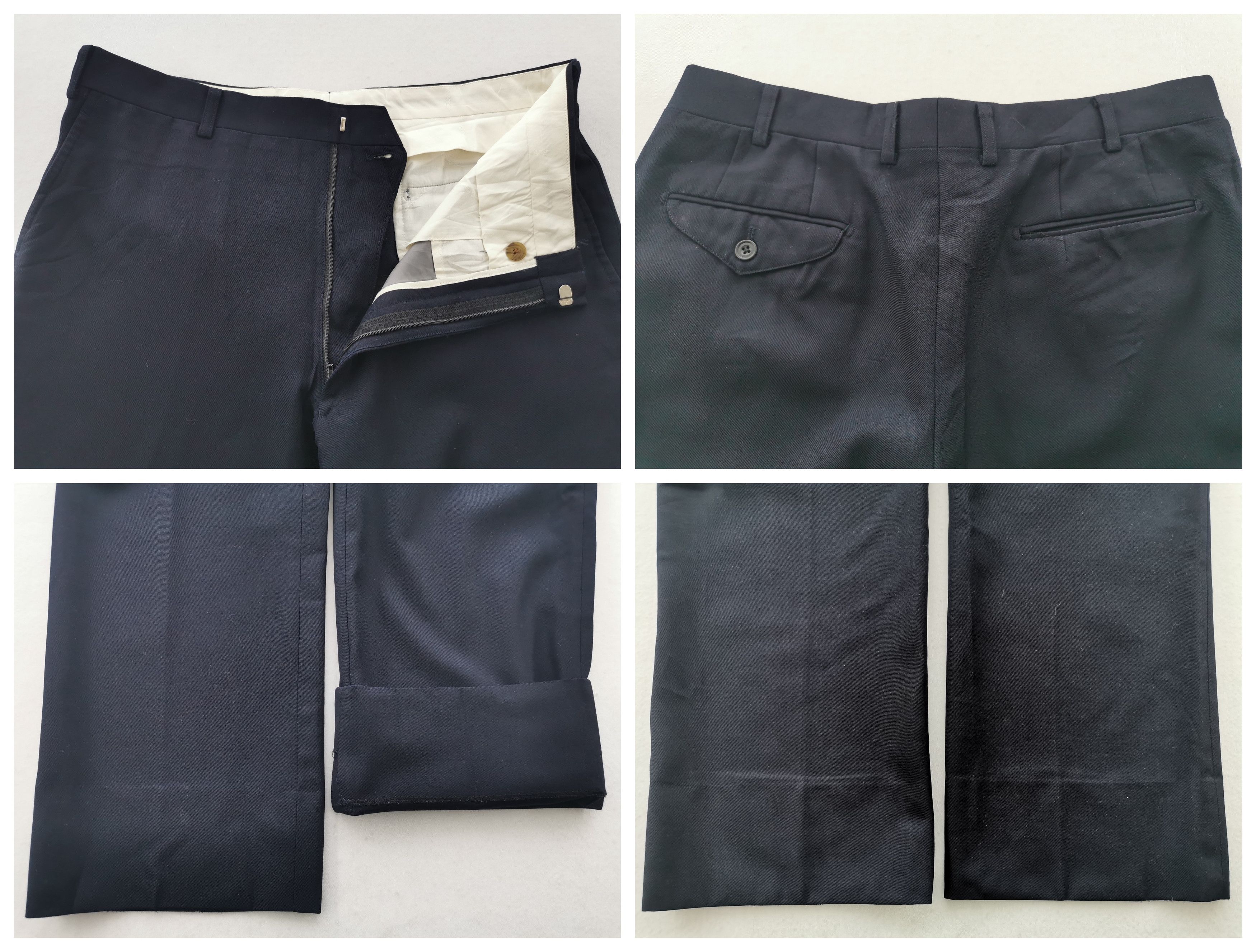 Burberry Vintage 80's Burberry's Wool Pants Size 35 Size US 35 - 7 Thumbnail
