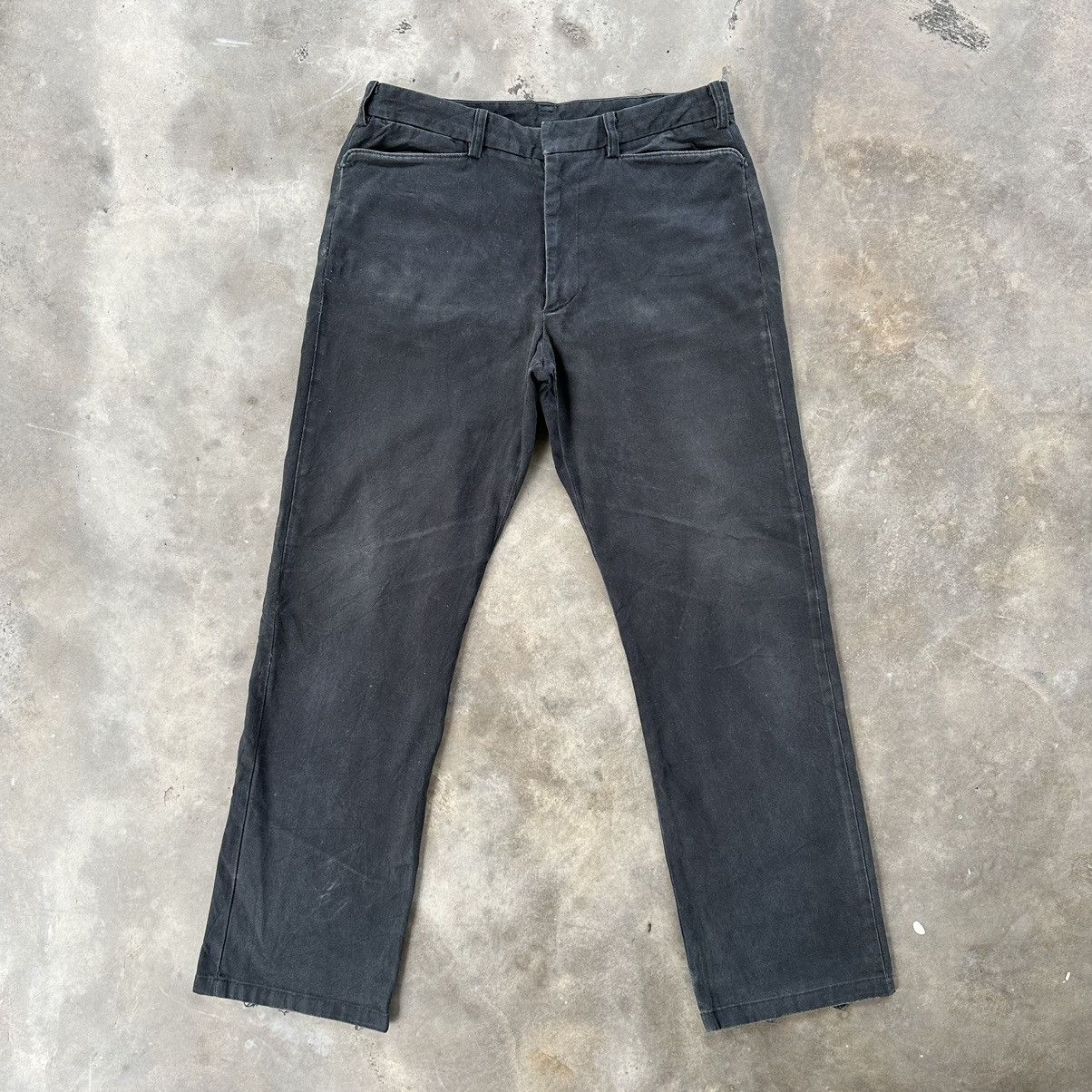 Japanese Brand Vintage Japanese Black Distressed Casual Trousers Pants Size US 32 / EU 48 - 1 Thumbnail