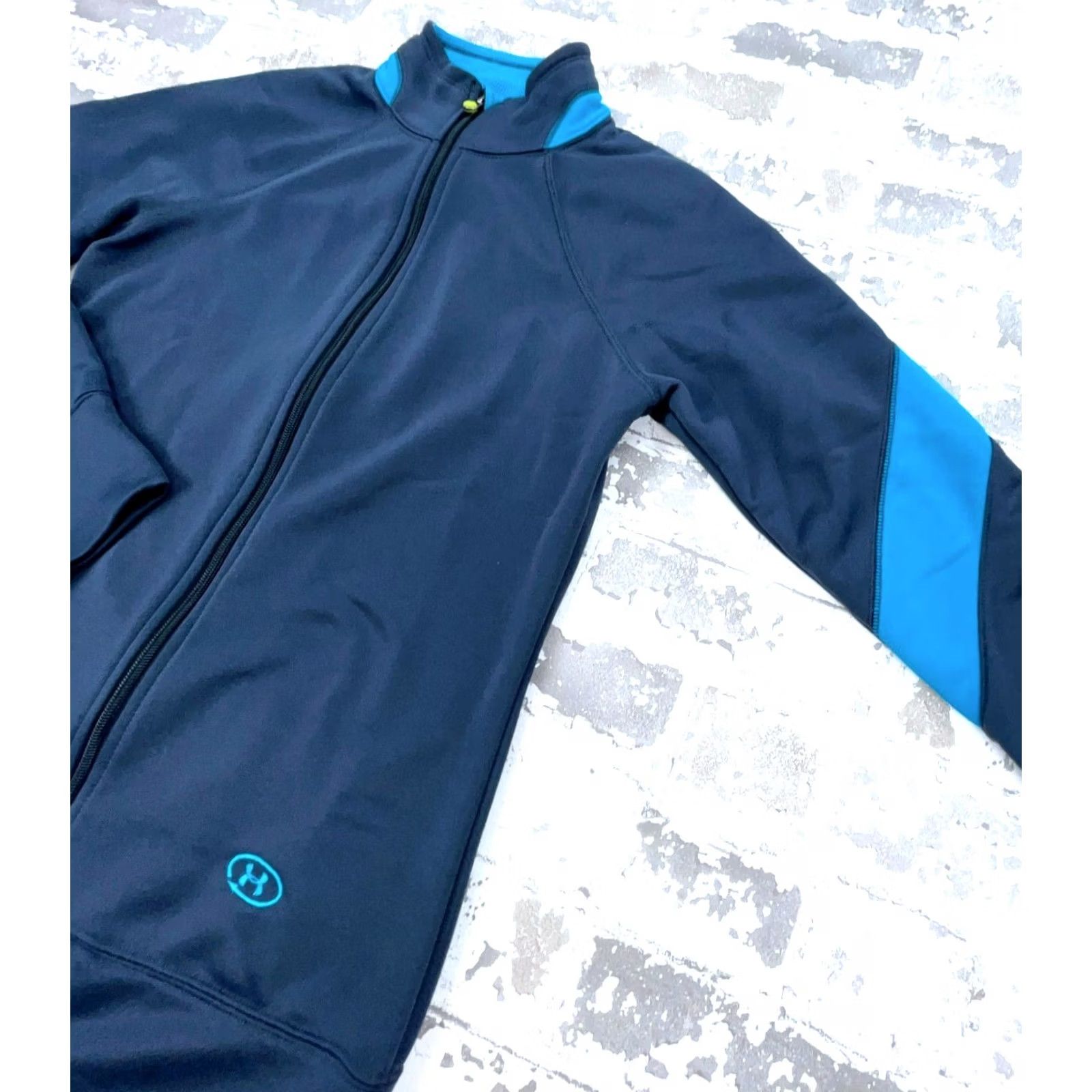 Under Armour Under Armour Womens Small Blue Soft Shell Performance Track Suit Warm Up Size S / US 4 / IT 40 - 5 Thumbnail