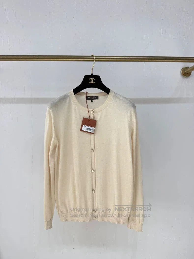 Loro Piana Loro Piana Silk Cashmere Thin Cardigan. Size US M / EU 48-50 / 2 - 1 Thumbnail