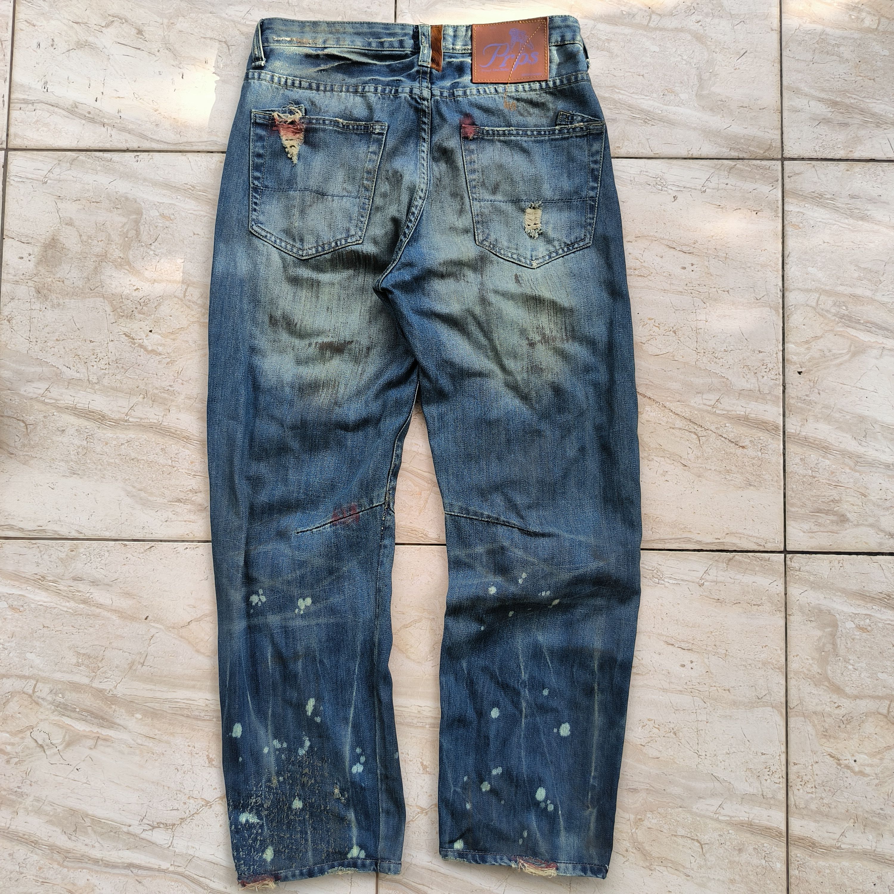Prps Prps Denim Jeans Grunge Style Size US 30 / EU 46 - 8 Thumbnail