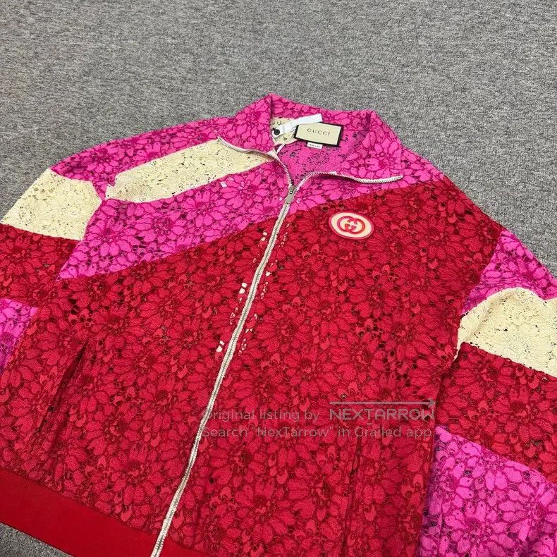 Gucci Gucci Floral Double G Logo Lace Coat Size S / US 4 / IT 40 - 4 Thumbnail