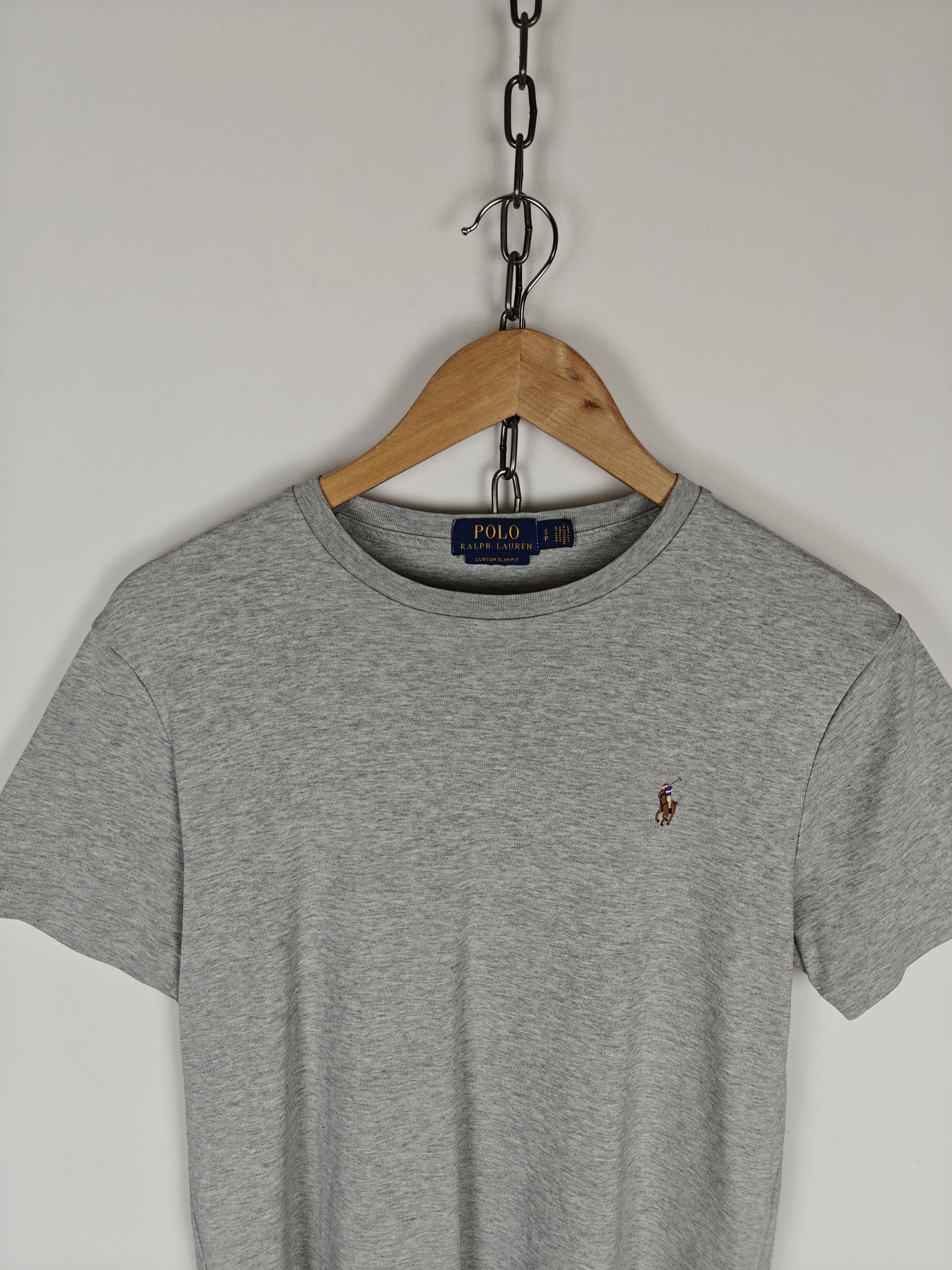 Polo Ralph Lauren Polo Ralph Lauren T-Shirt Custom Slim Fit Gray size S Size US S / EU 44-46 / 1 - 2 Thumbnail