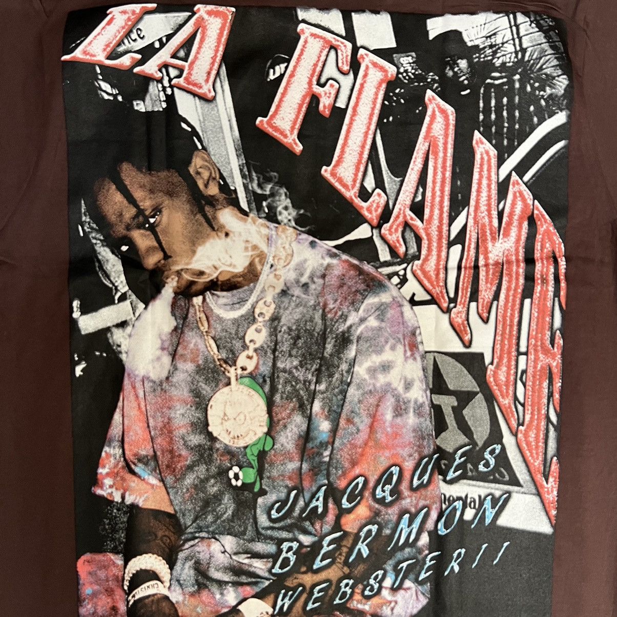 Band Tees × Rap Tees 🔥FEIN🔥La Flame Cactus Jack fannbott Travis Scott Size US XL / EU 56 / 4 - 4 Thumbnail