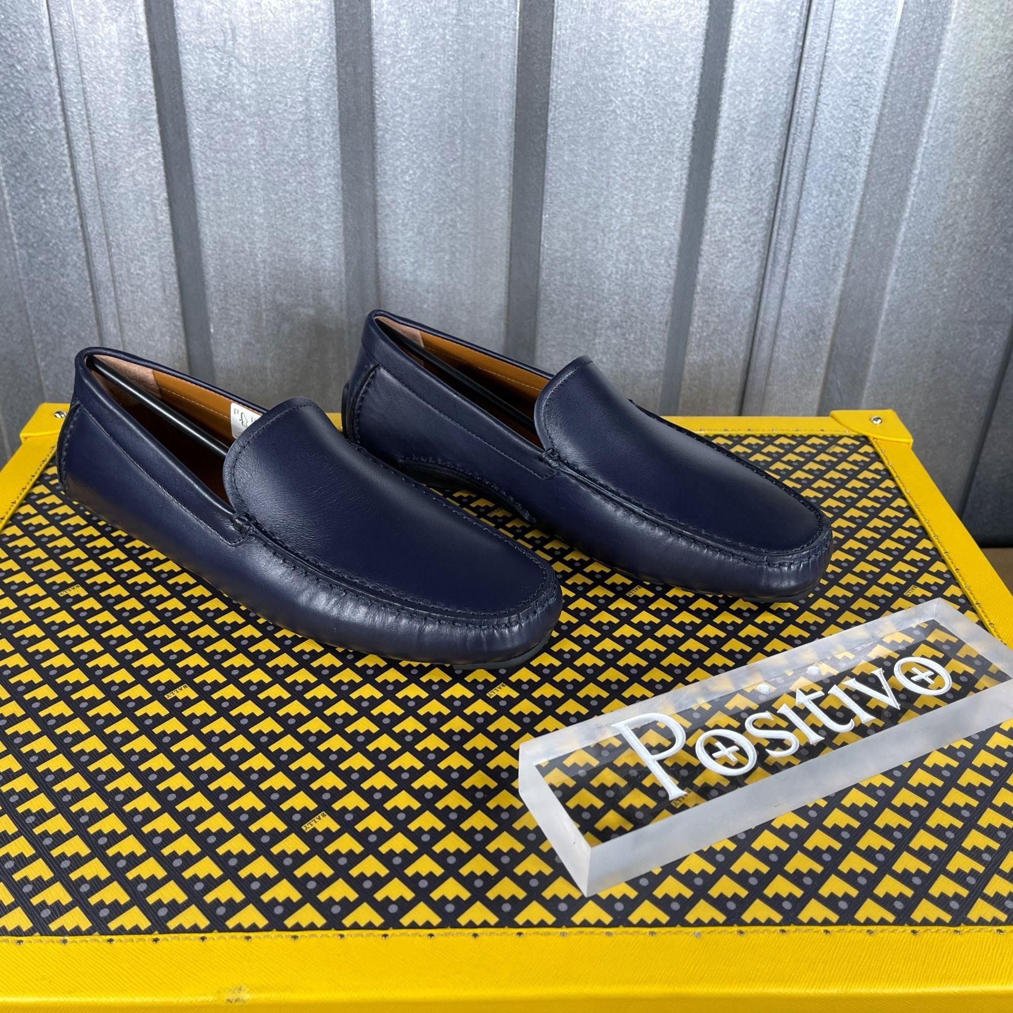 Bally Bally Walton Atlantic Blue Leather Drivers US 6 Size US 6 / EU 39 - 4 Thumbnail