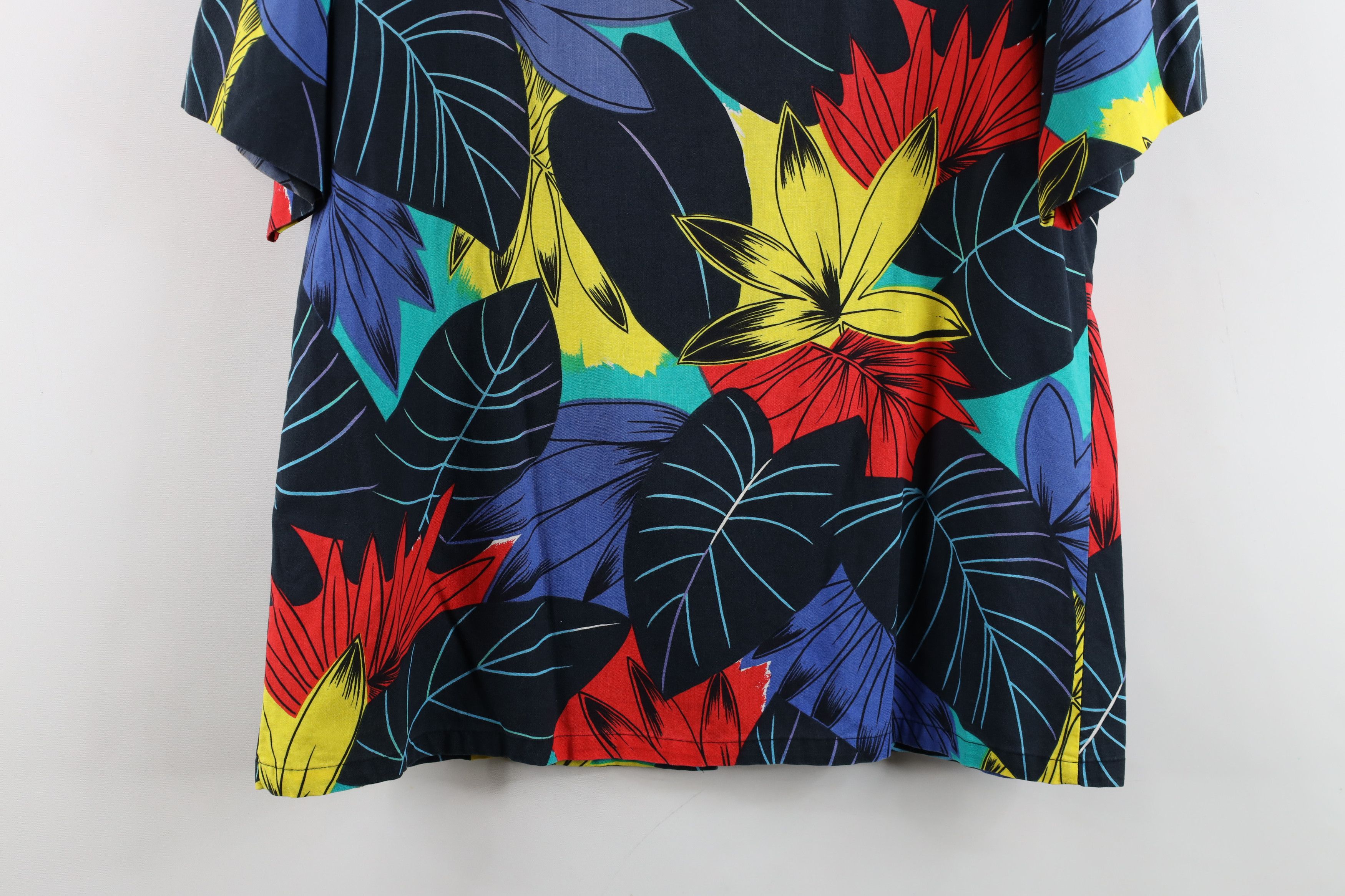 Vintage Vintage 60s 70s Streetwear Luau Camp Collar Button Shirt USA Size US M / EU 48-50 / 2 - 14 Thumbnail