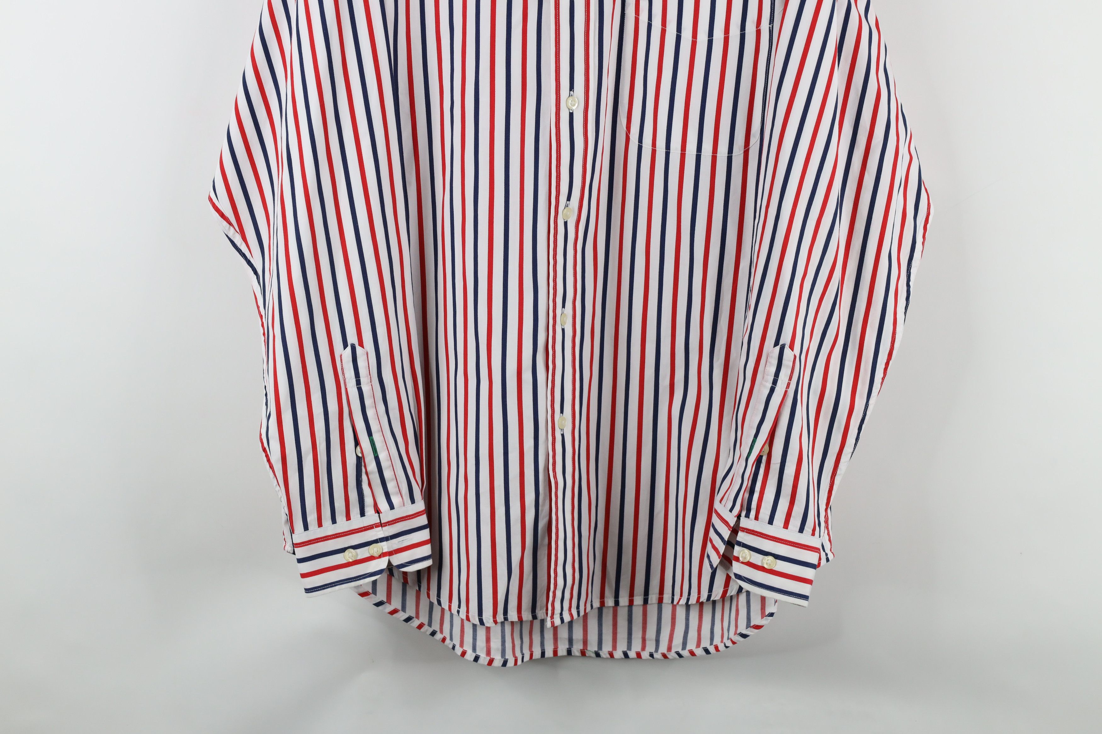 Tommy Hilfiger × Vintage Vintage 90s Tommy Hilfiger Block Collared Button Down Shirt Size US M / EU 48-50 / 2 - 3 Thumbnail