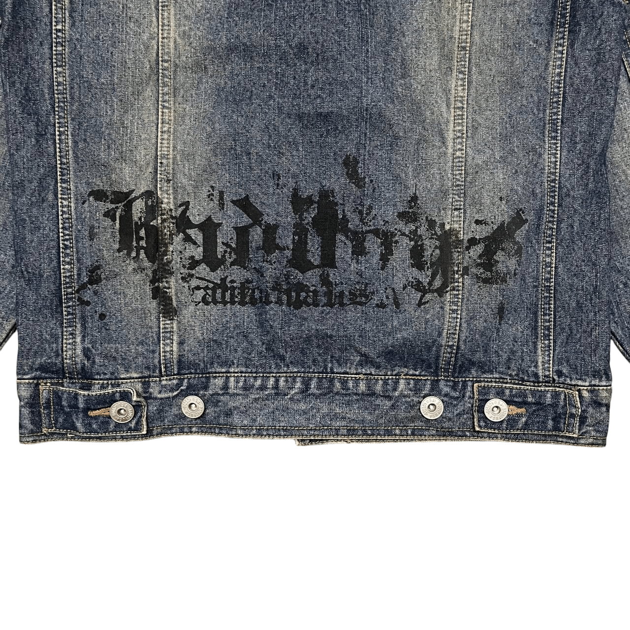 Japanese Brand Vintage Bad Boy USA Denim Jacket Distressed Style Size US M / EU 48-50 / 2 - 14 Thumbnail