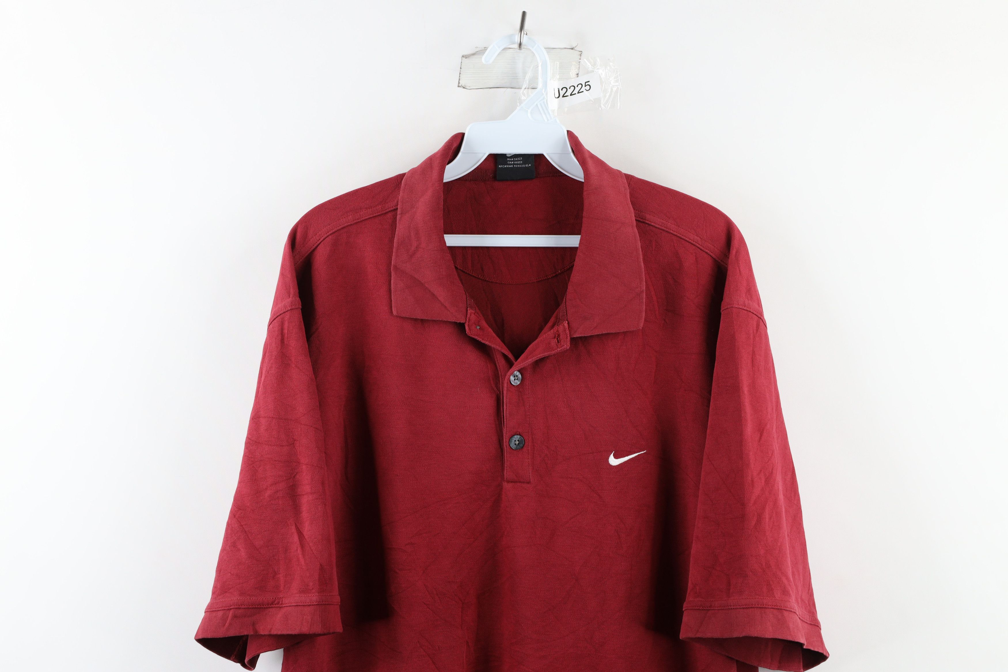 Vintage Vintage Nike Golf Scott Mini Swoosh Collared Polo Shirt Size US XL / EU 56 / 4 - 2 Thumbnail