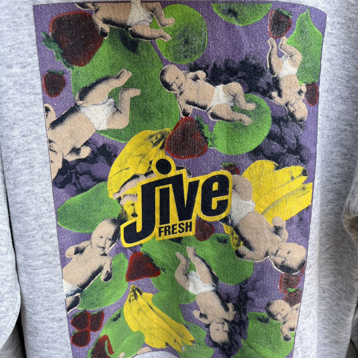 Freshjive Vintage rare 90s FRESHJIVE hoodie raw vibes Size US L / EU 52-54 / 3 - 4 Thumbnail