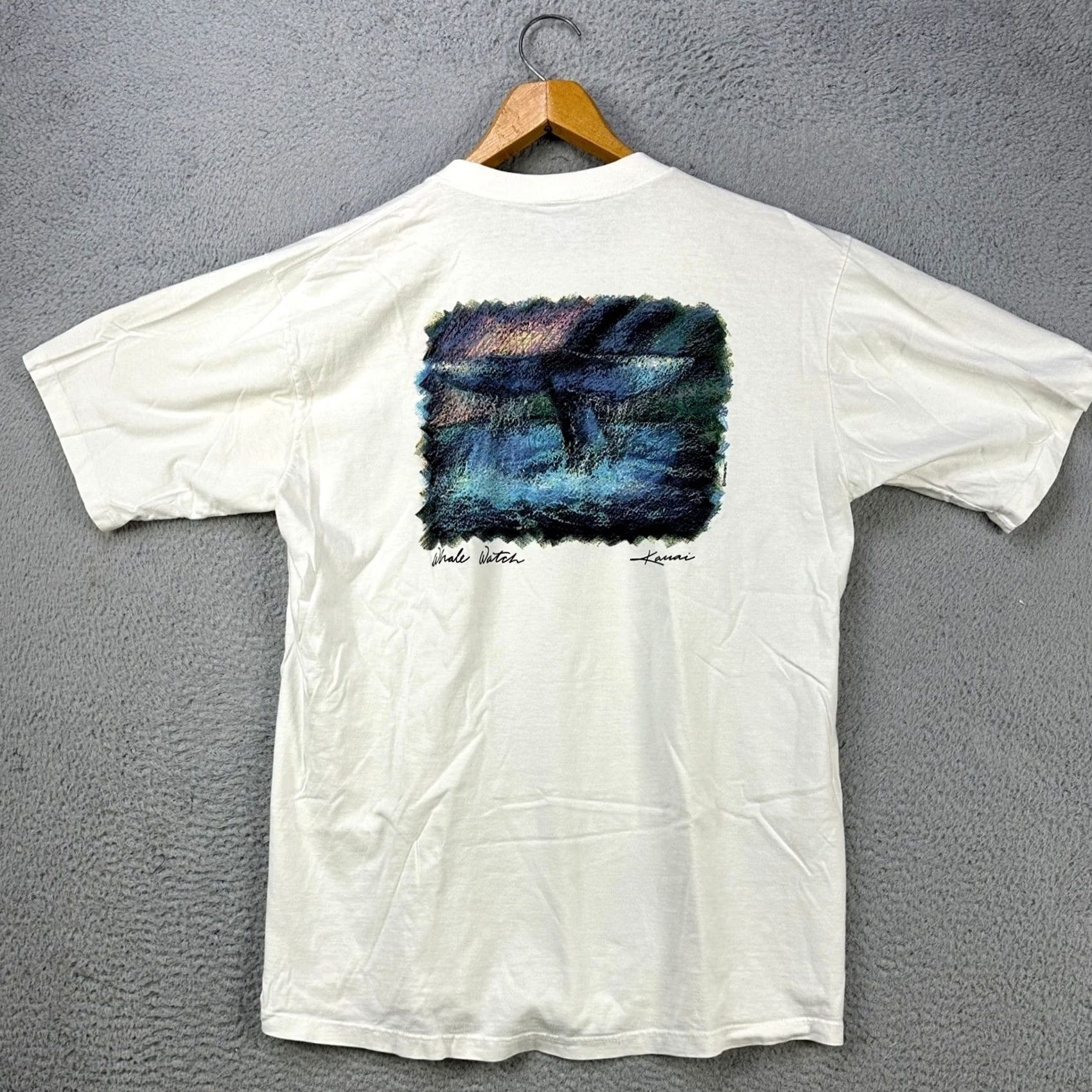 Vintage VINTAGE Crazy Shirts Hawaii T-Shirt Tee Men XL White Crewneck Casual Made IN USA Size US XL / EU 56 / 4 - 3 Thumbnail