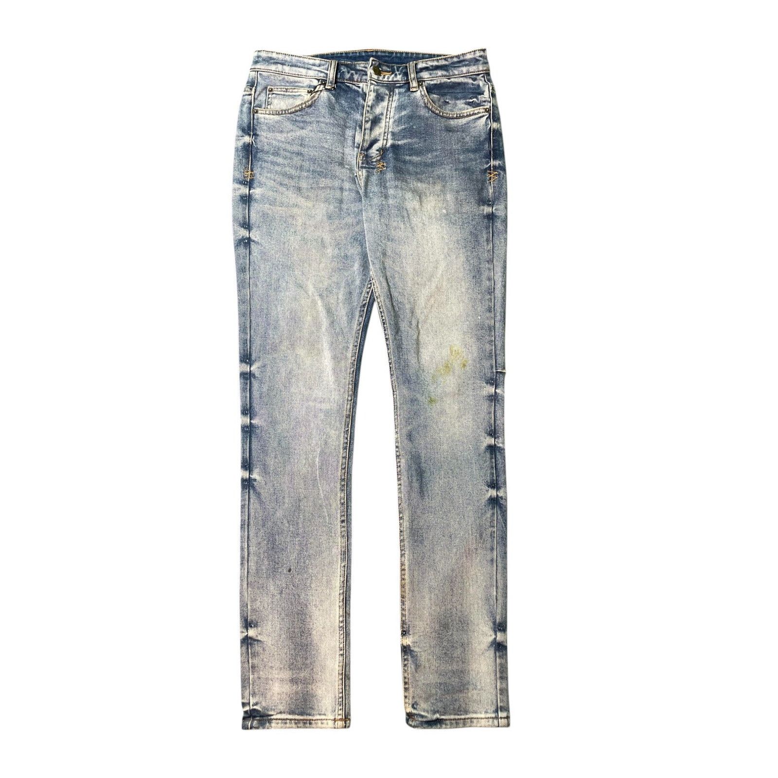 Ksubi Ksubi "Van Winkle Half Way" Light Wash Blue Jeans Size US 31 - 1 Thumbnail