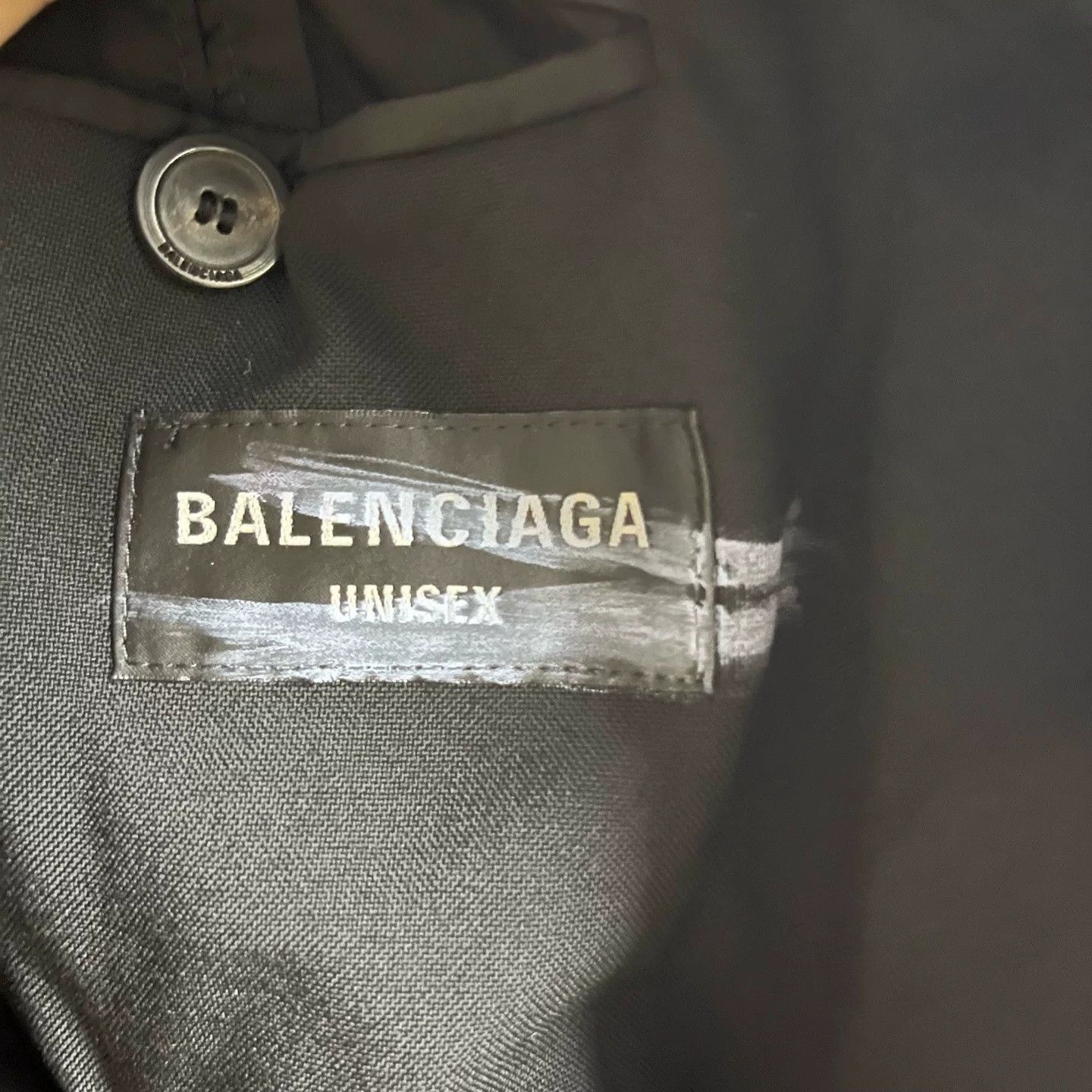 Balenciaga Balenciaga Black Graffiti Print Blazer Size US M / EU 48-50 / 2 - 3 Thumbnail