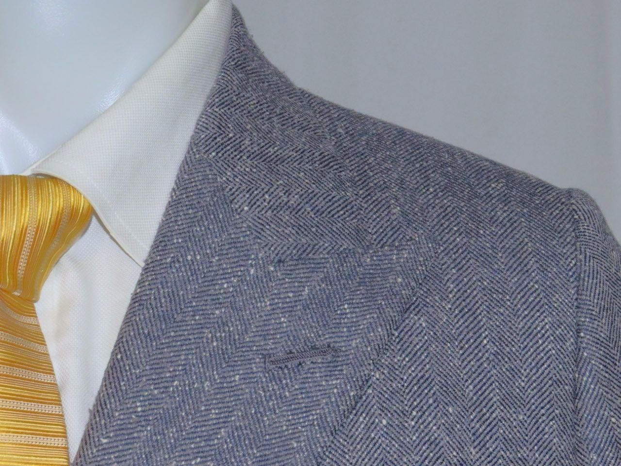 Other David Appleby London Slate Blue Double Breasted Blazer 38S | Grailed