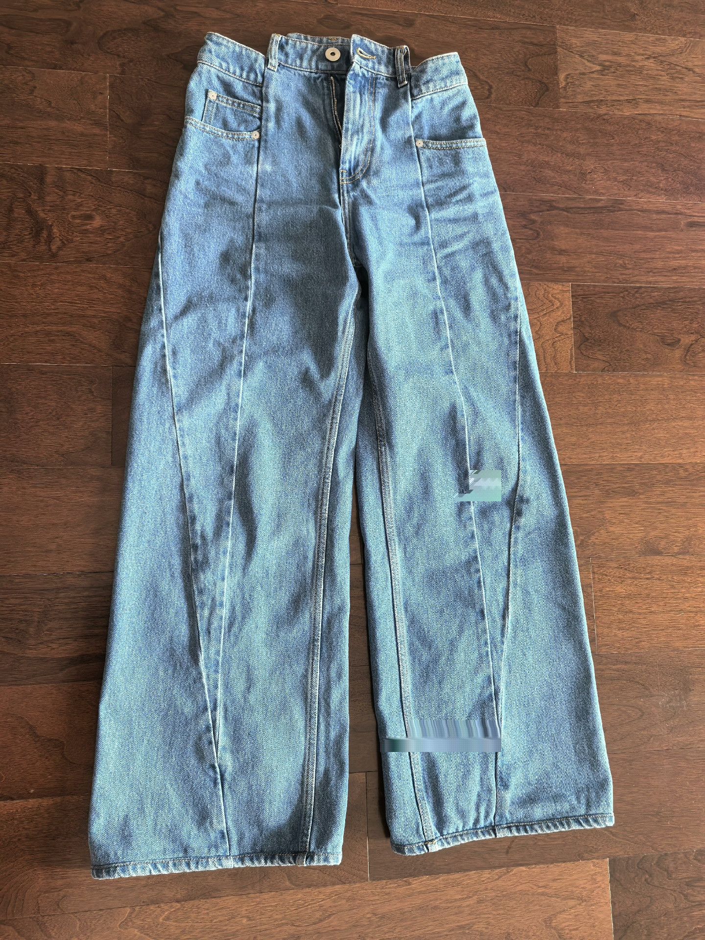 Maison Margiela Maison Margiela Convex waist deconstructed wide-leg jeans 2 Size US 38 / EU 54 - 1 Thumbnail