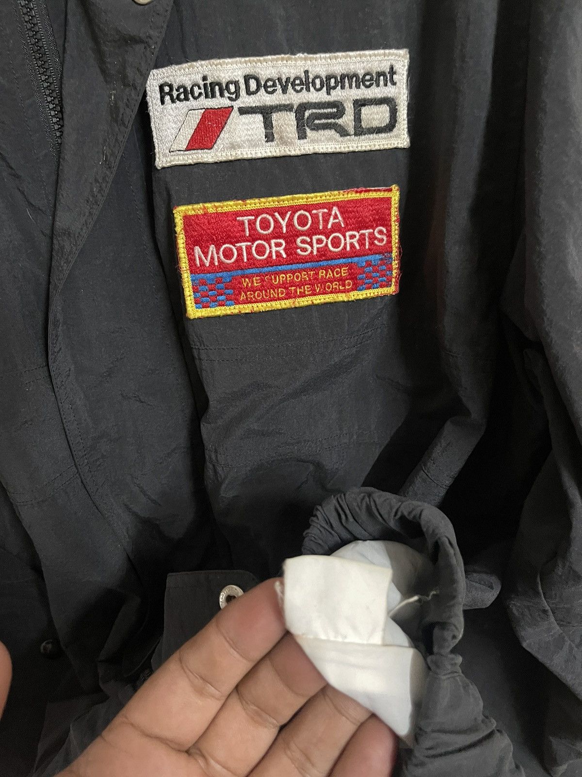 Japanese Brand × Vintage Vintage Toyota Jacket TRD Tom’s JDM Podium Nismo Honda MMC Size US L / EU 52-54 / 3 - 6 Thumbnail
