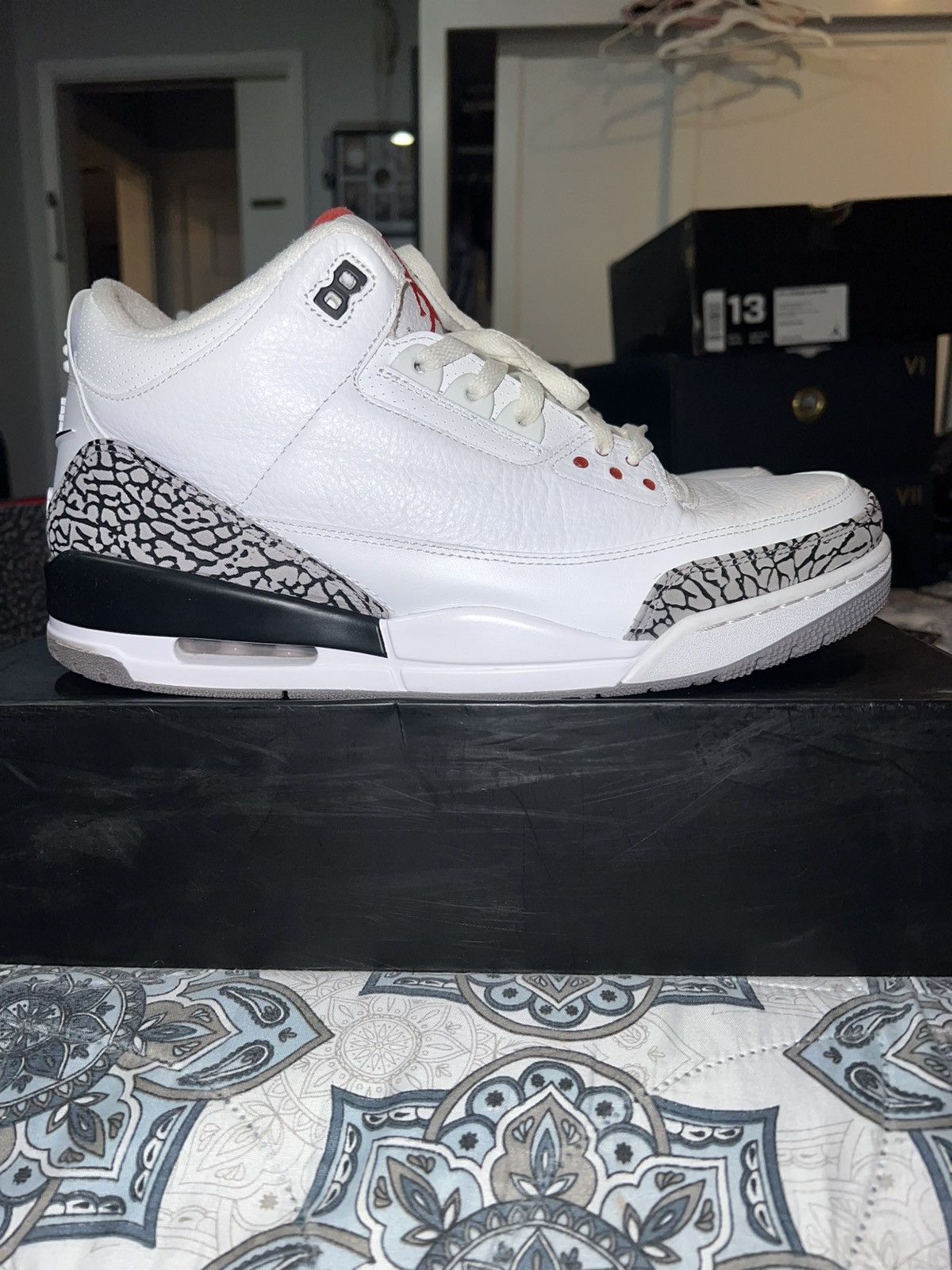 Jordan Brand Jordan 3 Retro ’88 “White Cement” (2013) – Size 13 Size US 13 / EU 46 - 12 Thumbnail