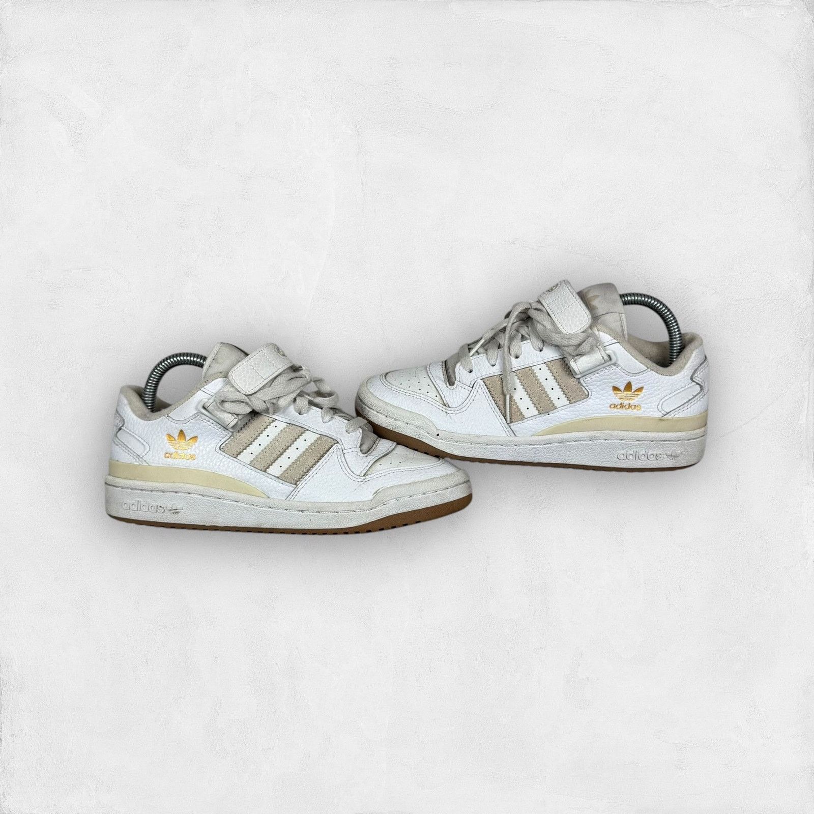 Adidas Adidas Forum Low GZ3875 Mens White Leather Lace-Up Shoes 5.5 Size US 5.5 / EU 38 - 1 Thumbnail