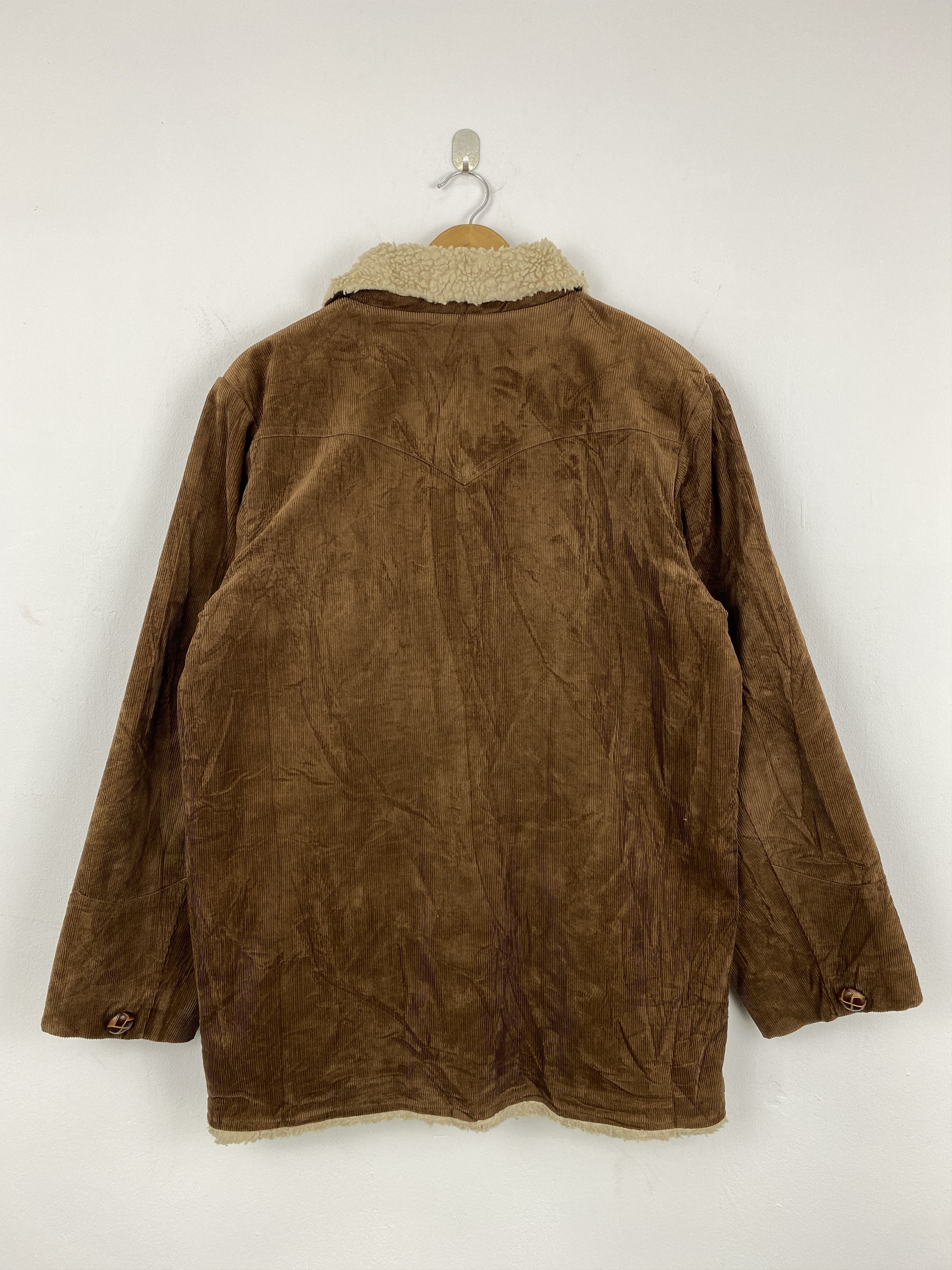 Japanese Brand Vintage 80s PRMS Japan Sherpa Suede Leather Jacket J2036 Size US M / EU 48-50 / 2 - 3 Thumbnail
